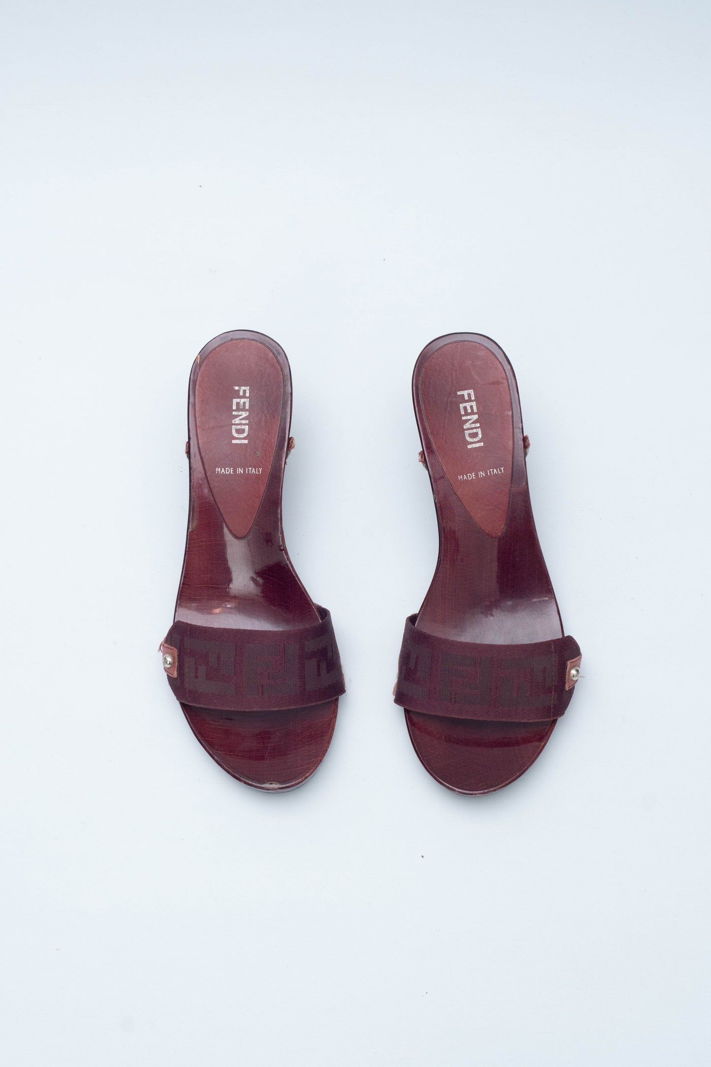 FENDI PURPLE CLOMPS