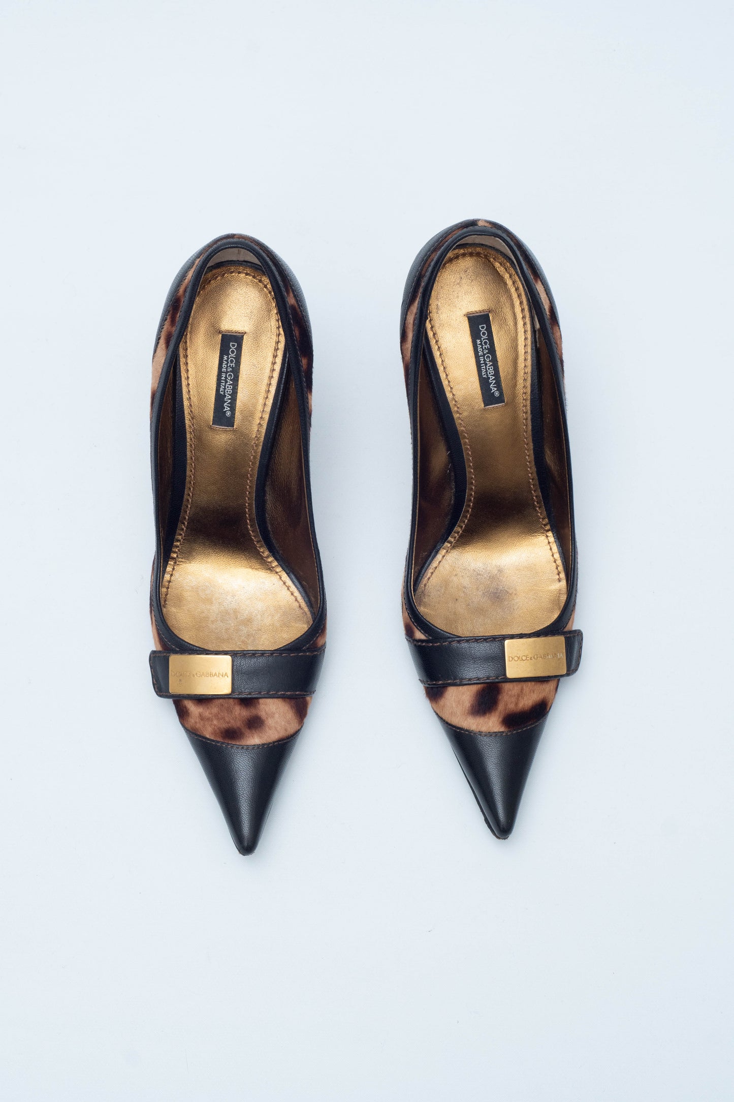 DOLCE & GABBANA PONYSKIN DECOLLETE