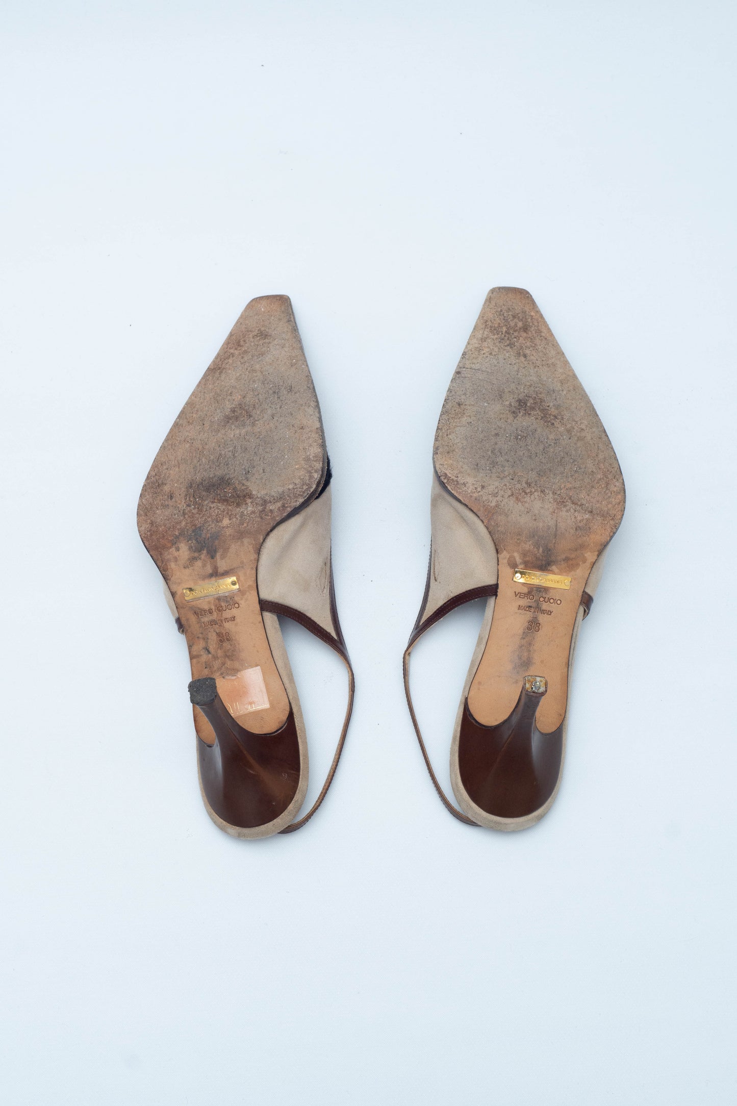 DOLCE & GABBANA COWBOY SLINGBACKS