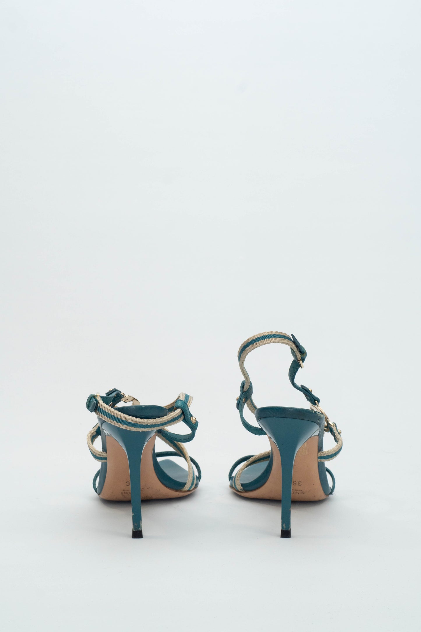 GUCCI TURQUOISE SANDALS