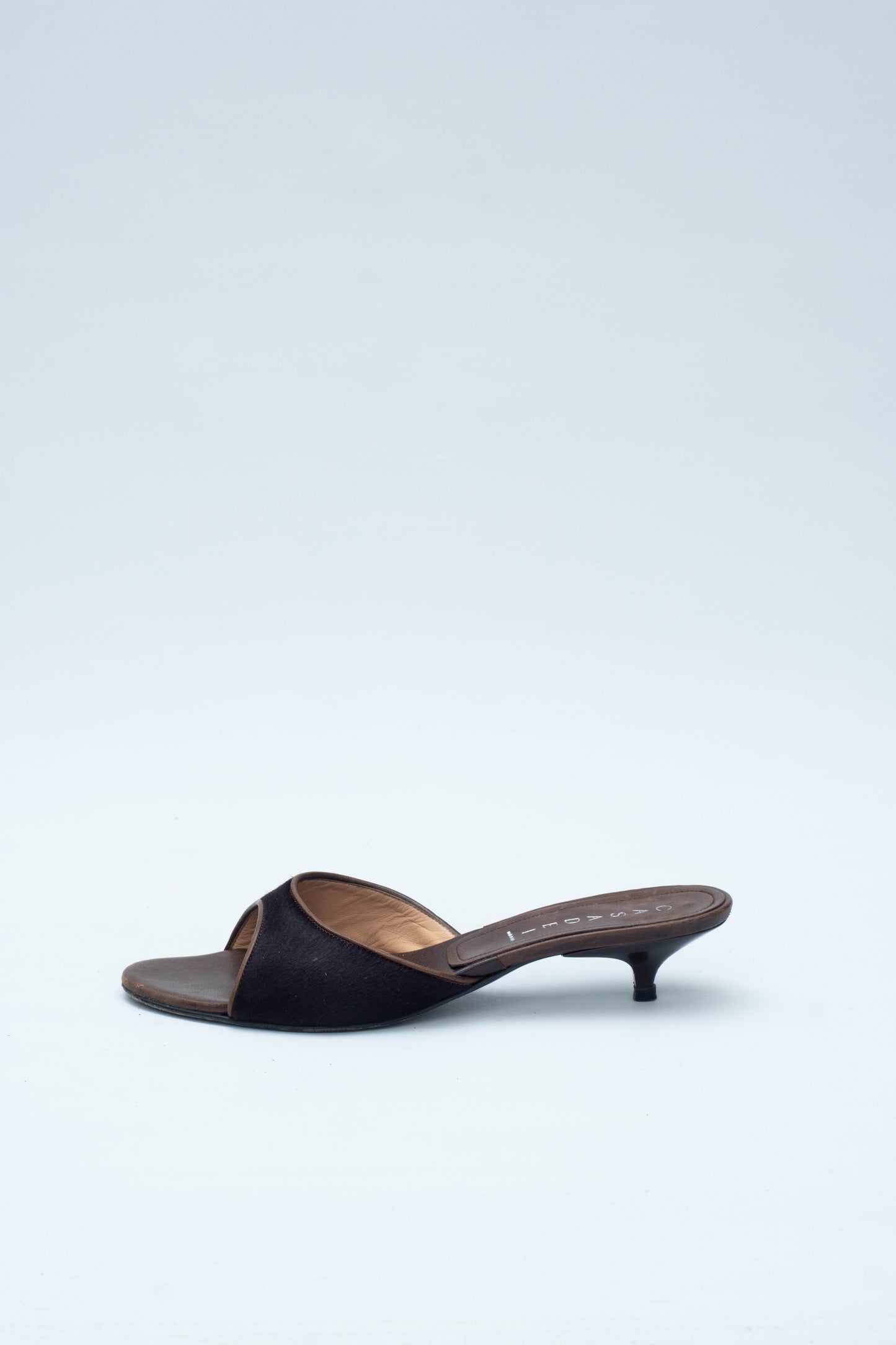 CASADEI PONYSKIN MULES