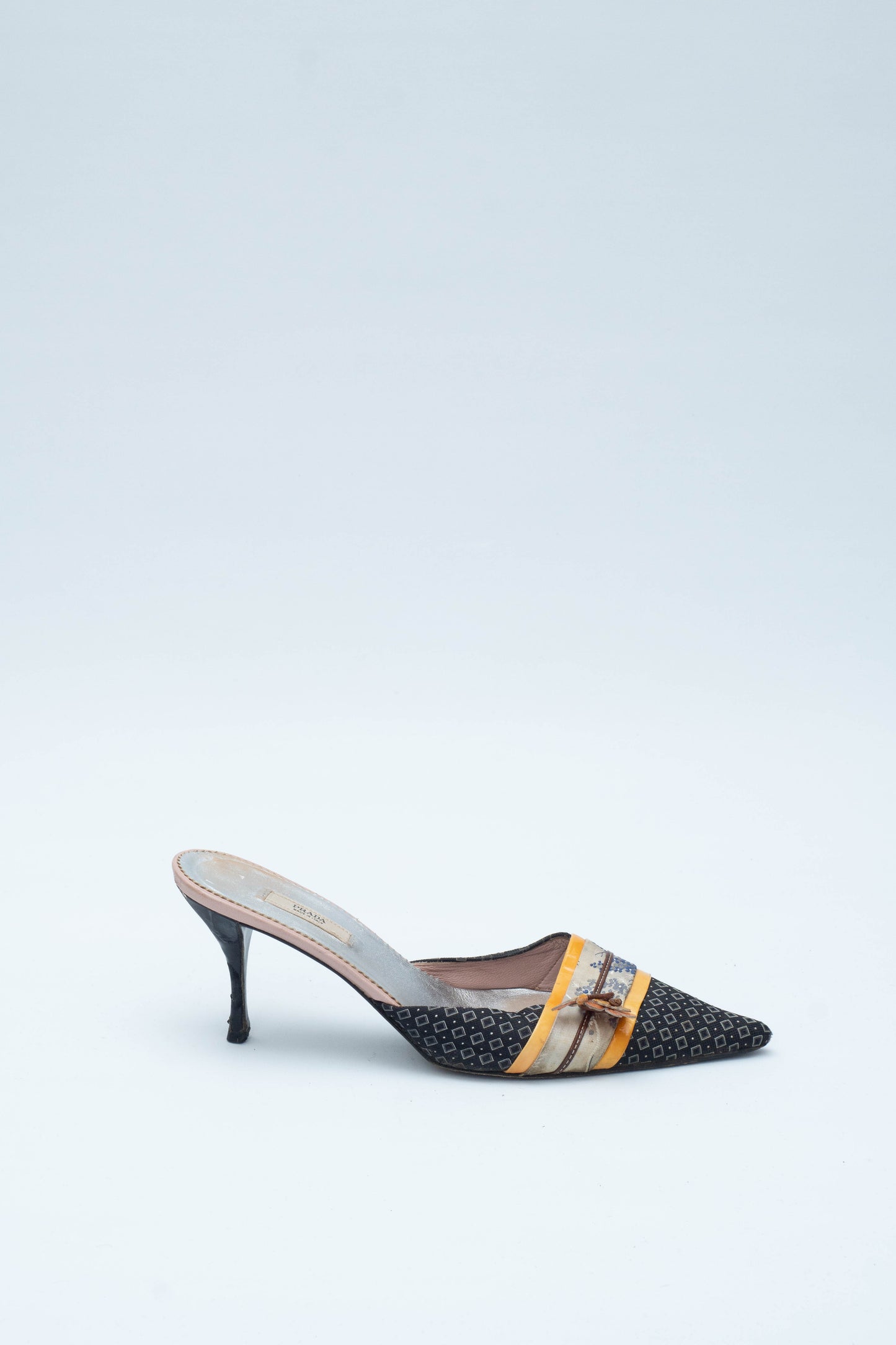 PRADA SS 2003 KIMONO MULES