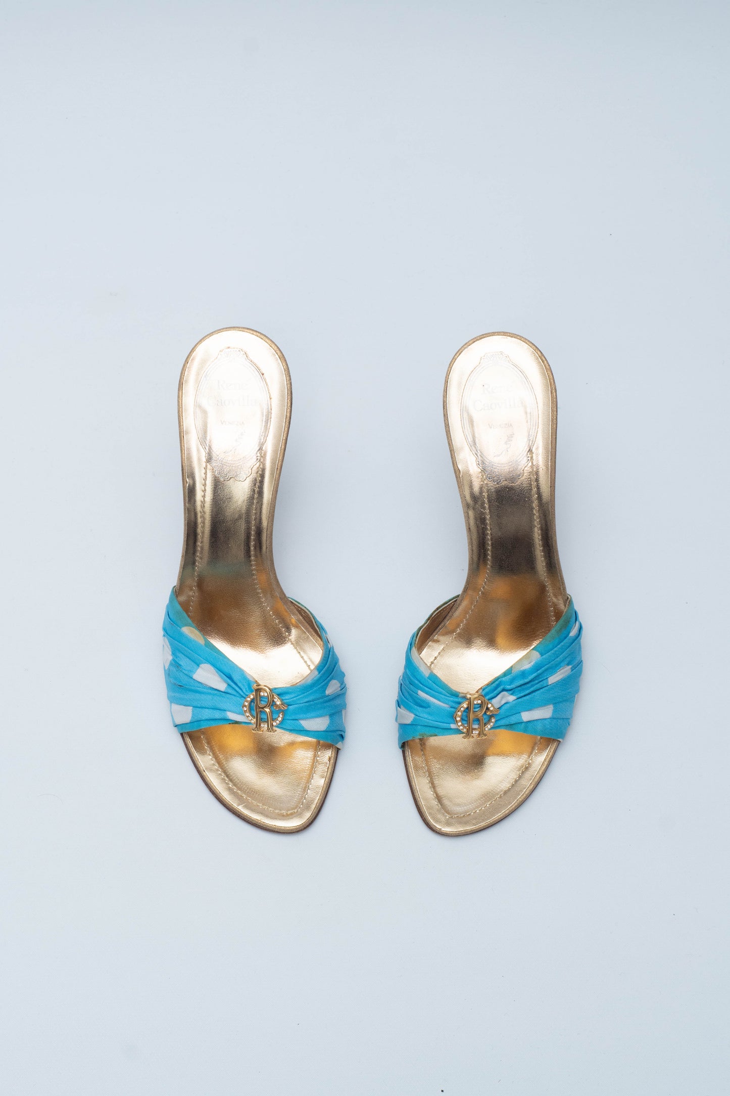 RENE CAOVILLA POLKA HEELS