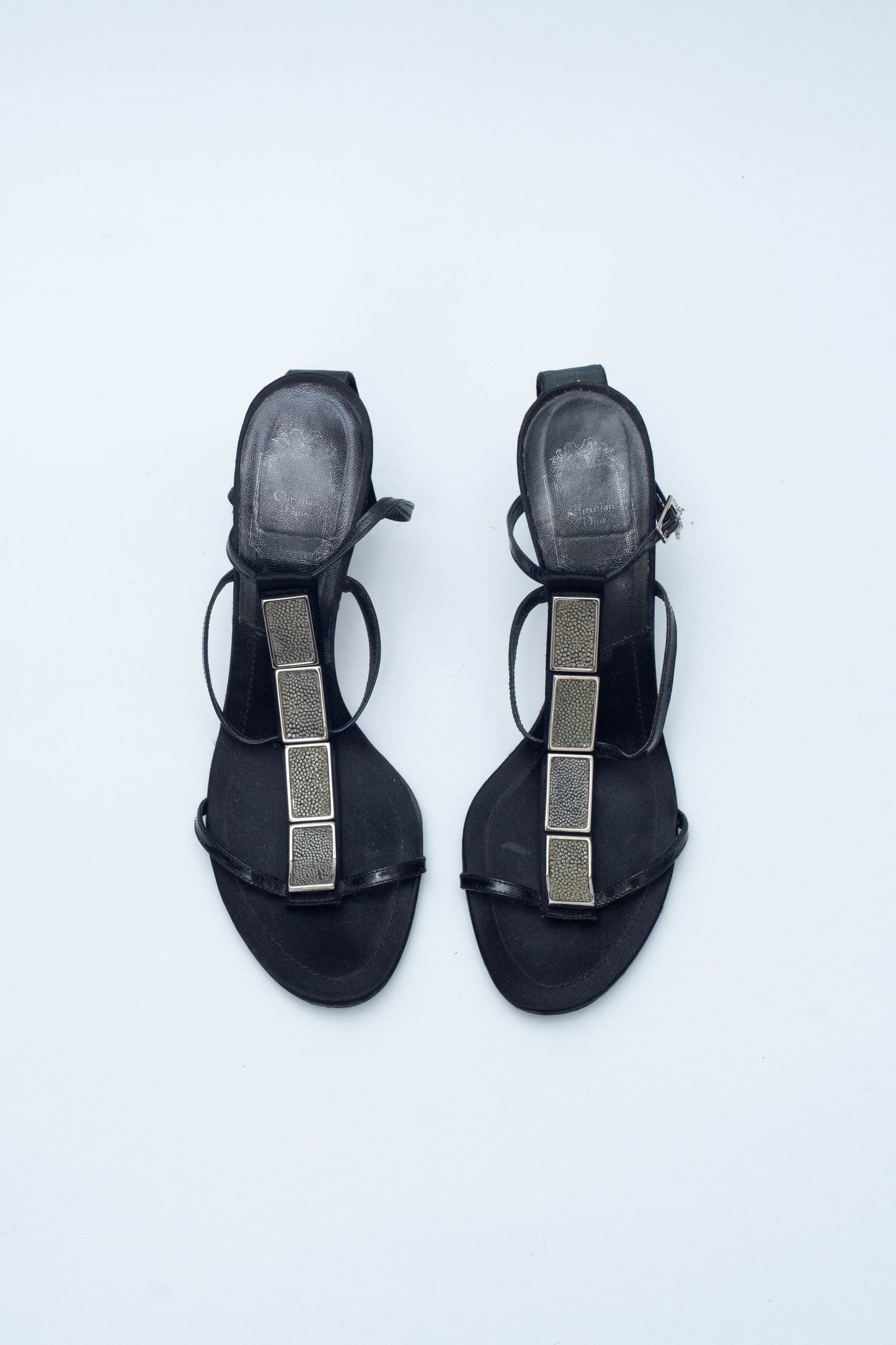 DIOR SILVER SANDALS