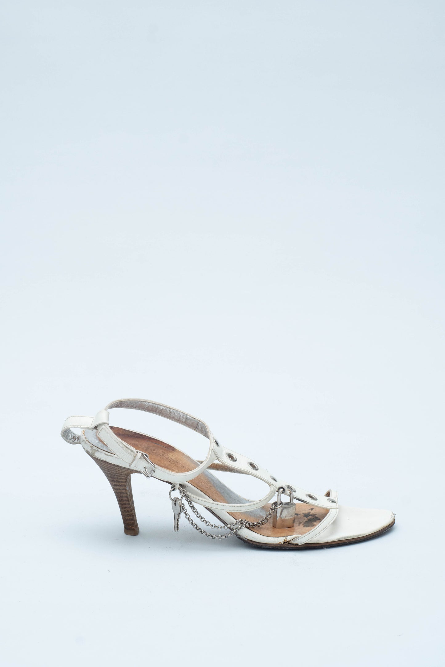 DOLCE & GABBANA SS 2003 LOCK SANDALS