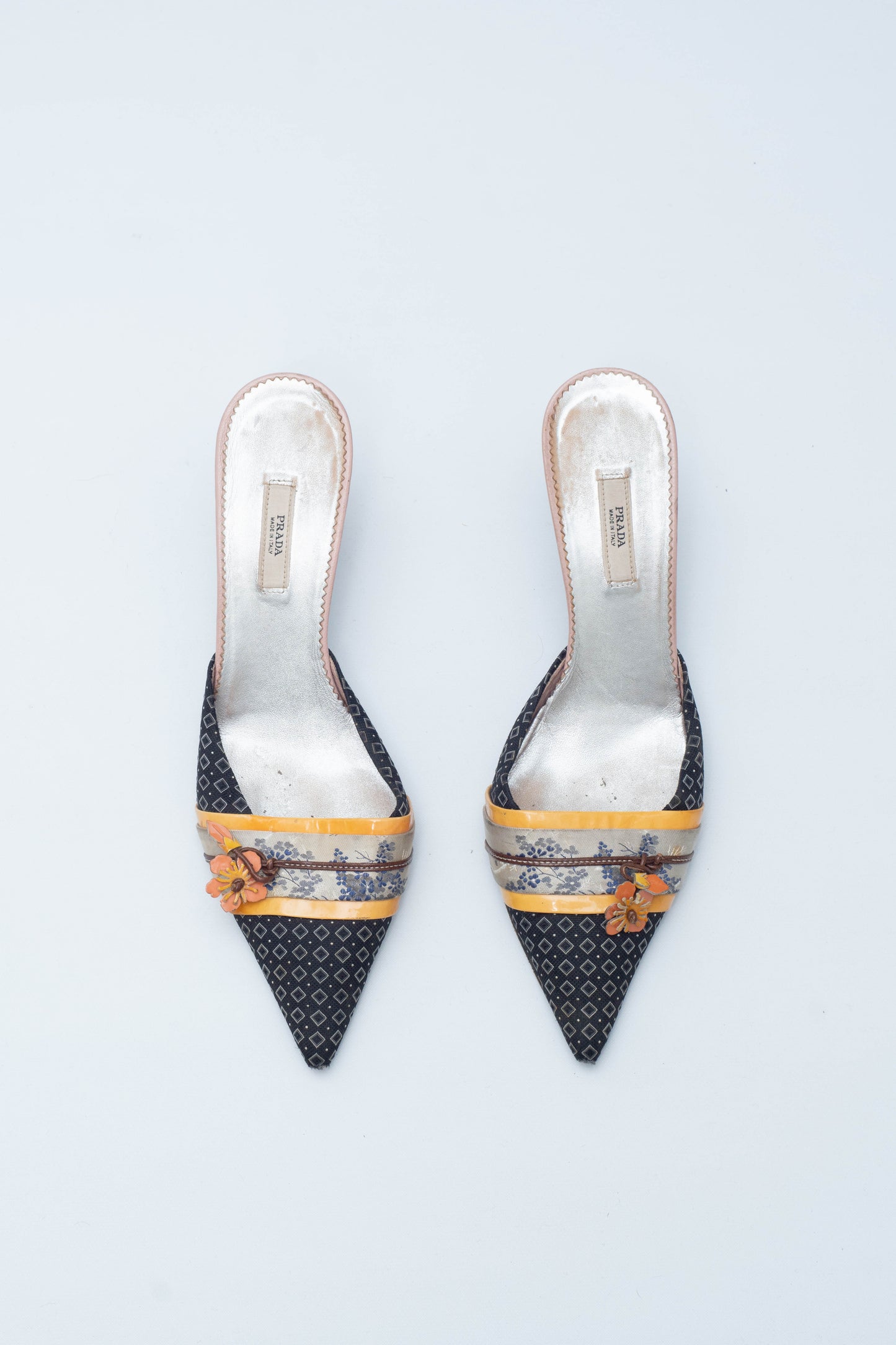 PRADA SS 2003 KIMONO MULES