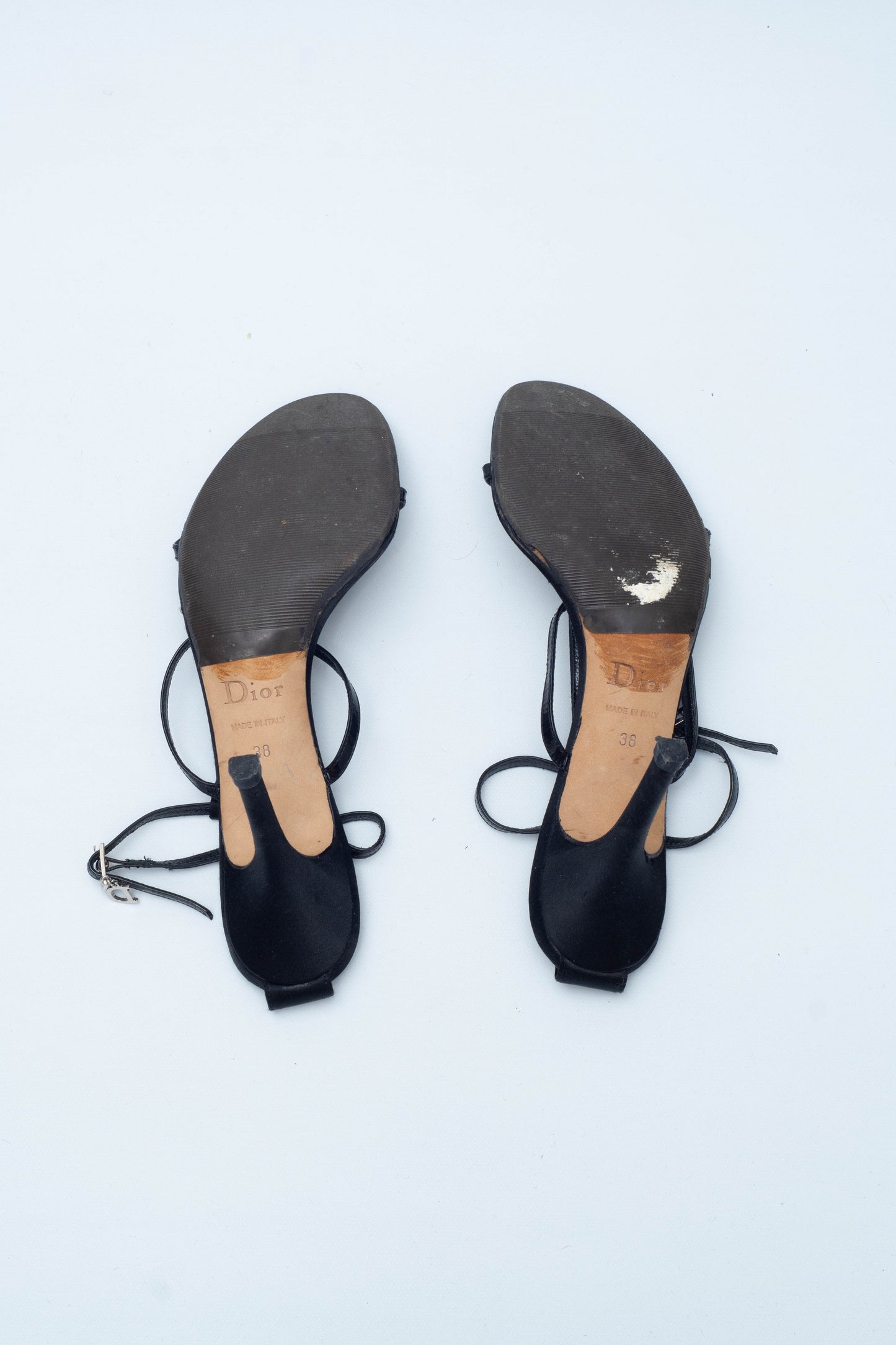 DIOR SILVER SANDALS