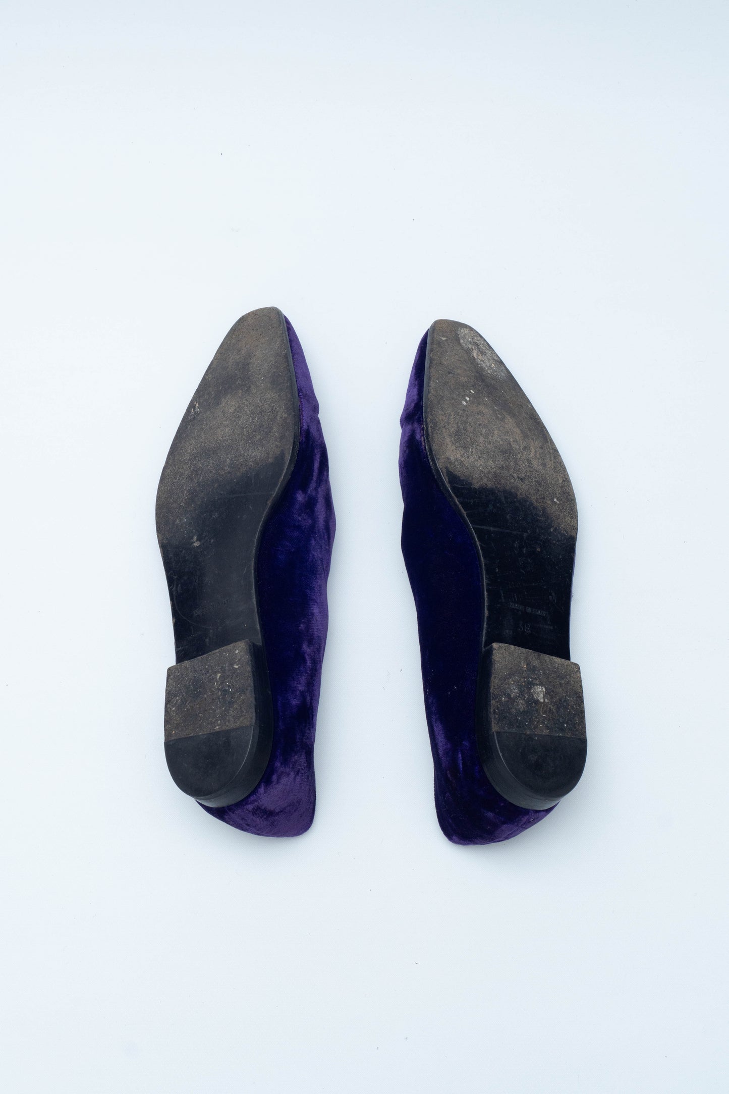 DIOR VELVET FLATS