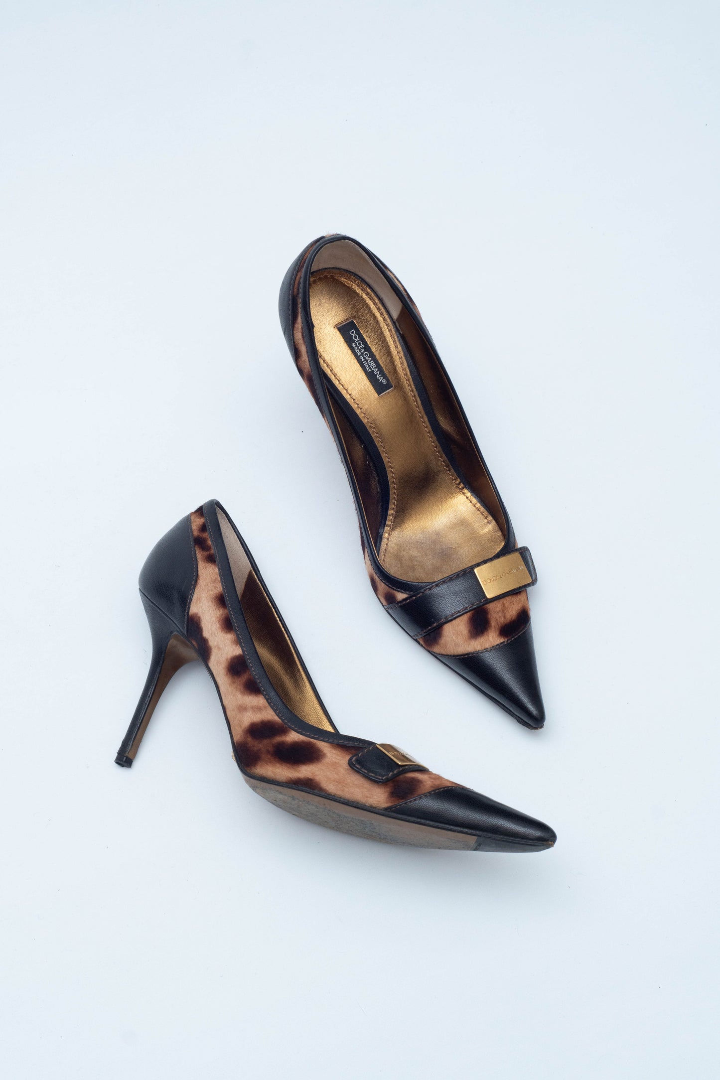 DOLCE & GABBANA PONYSKIN DECOLLETE