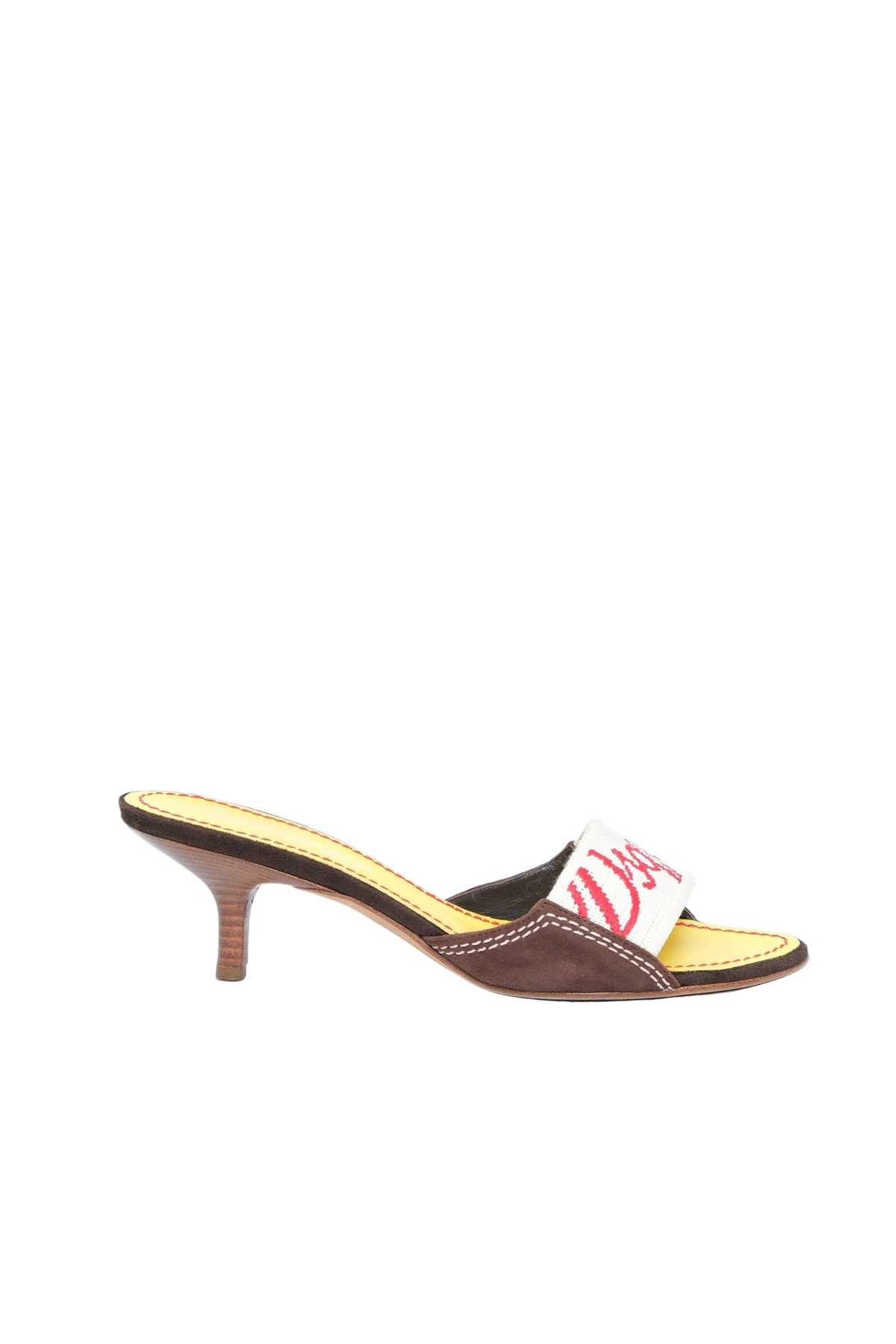 DSQUARED2 LOGO MULE HEELS