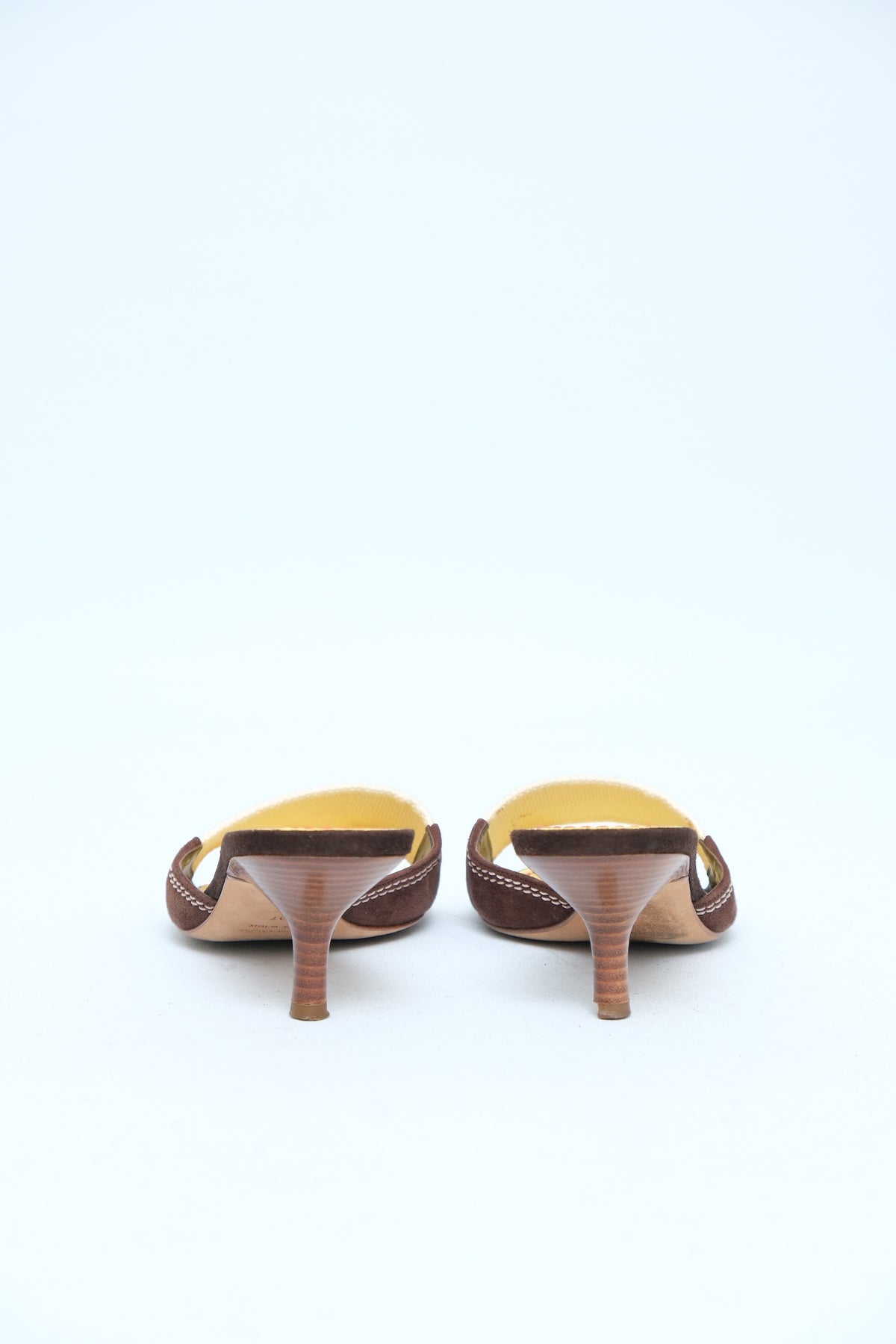 DSQUARED2 LOGO MULE HEELS