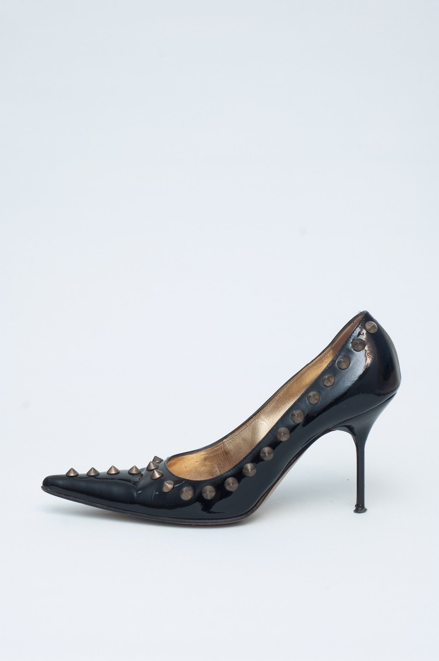 DOLCE & GABBANA SS 2003 STUDDED HEELS