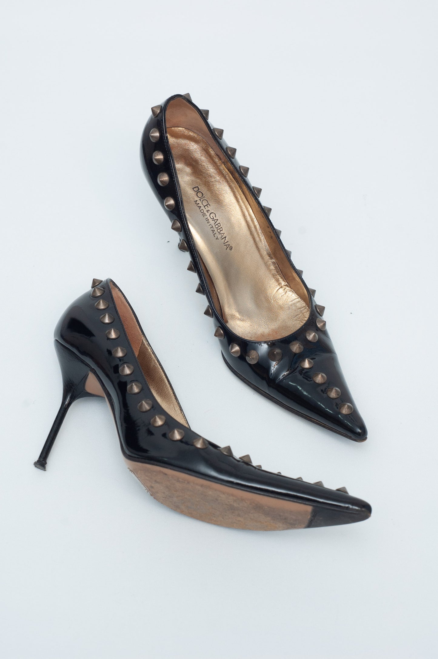 DOLCE & GABBANA SS 2003 STUDDED HEELS