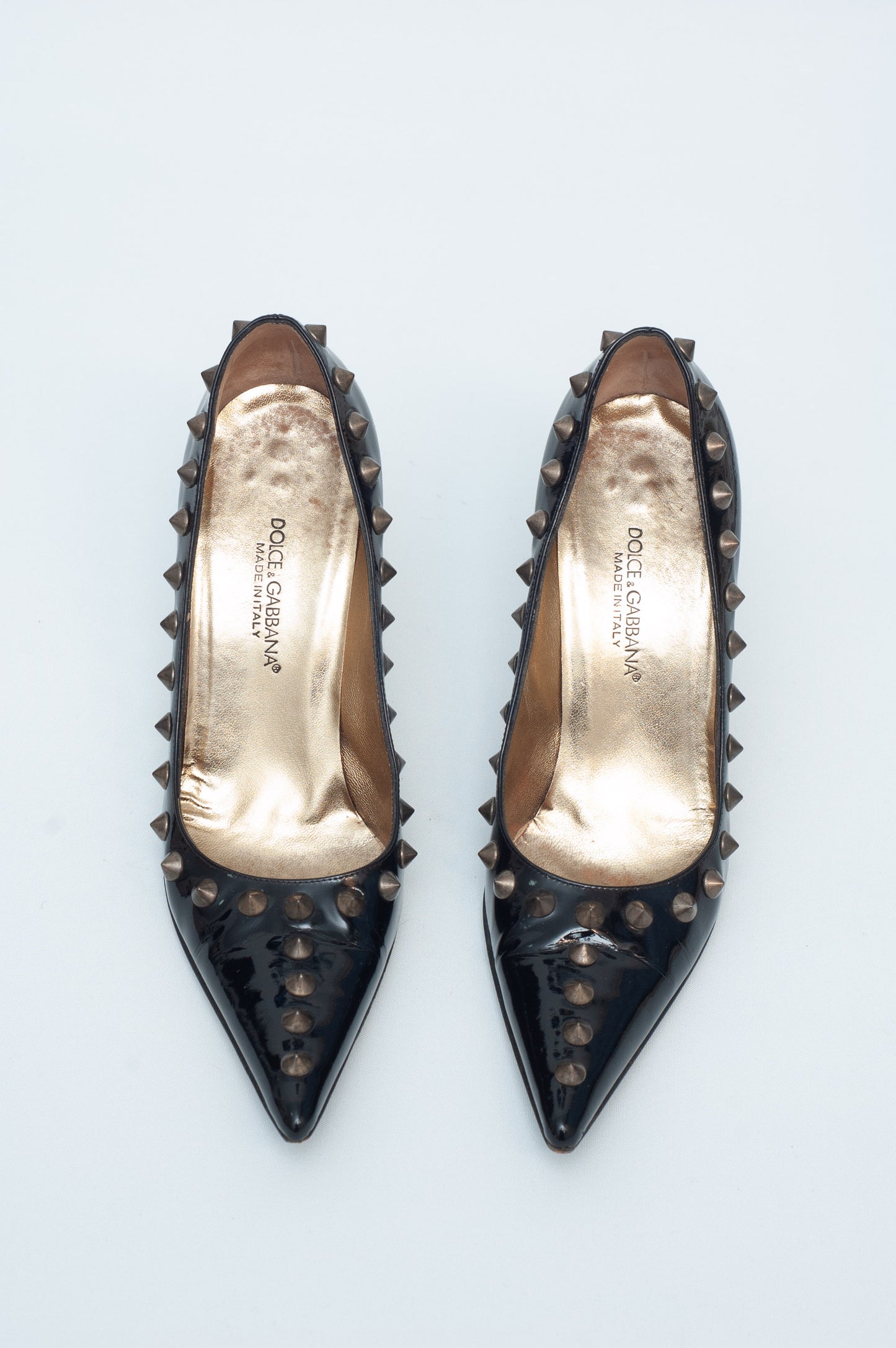 DOLCE & GABBANA SS 2003 STUDDED HEELS