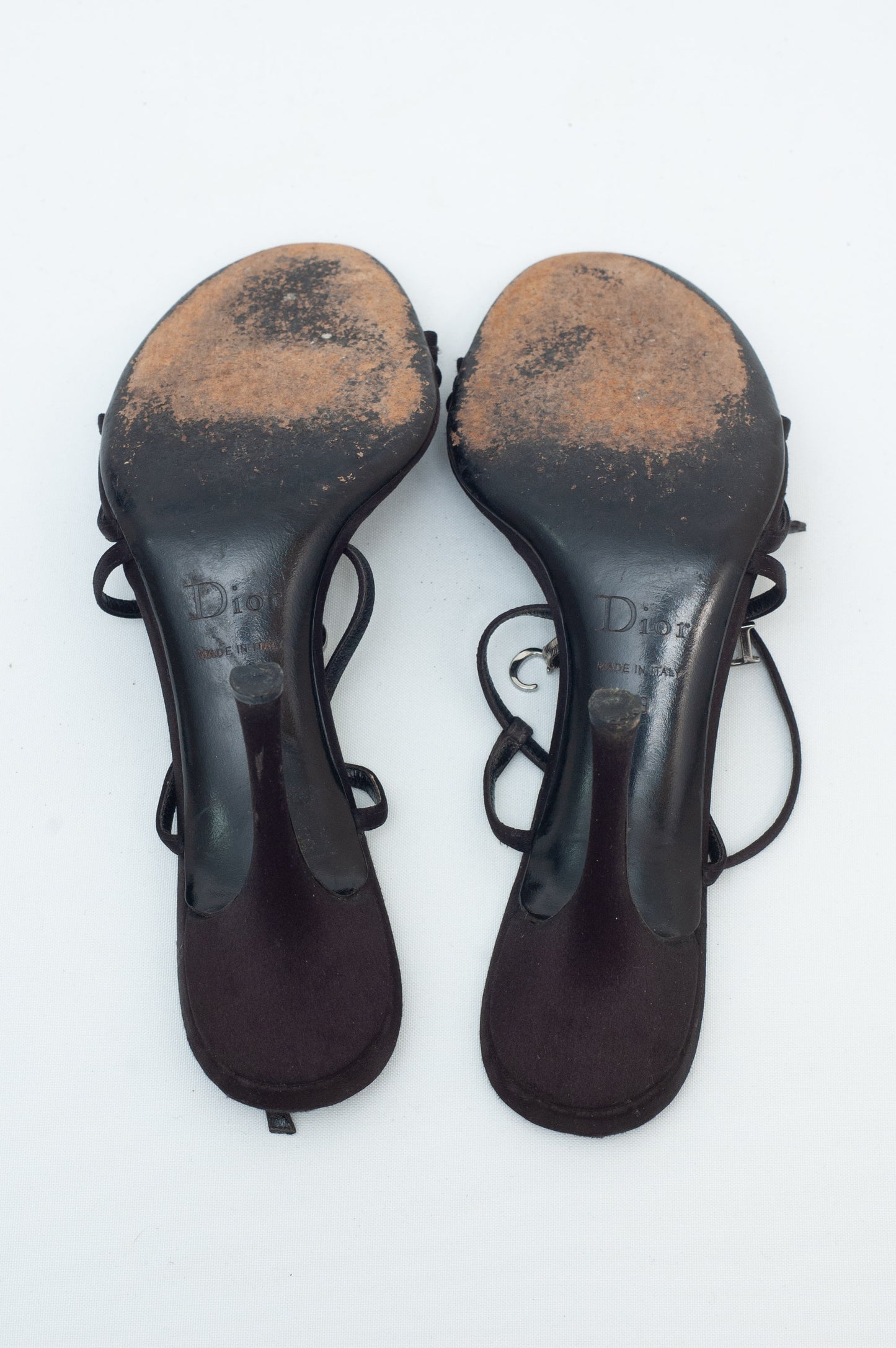 DIOR GALLIANO BOW BLACK HEELS