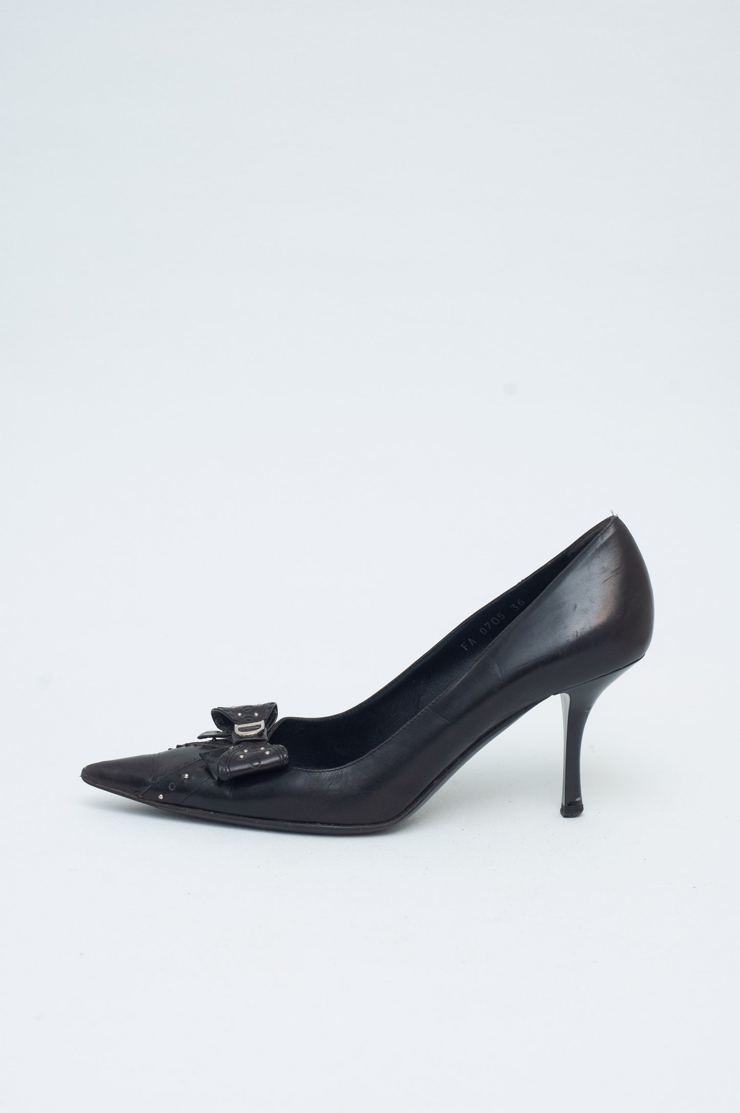 DIOR GALLIANO BOW HEELS