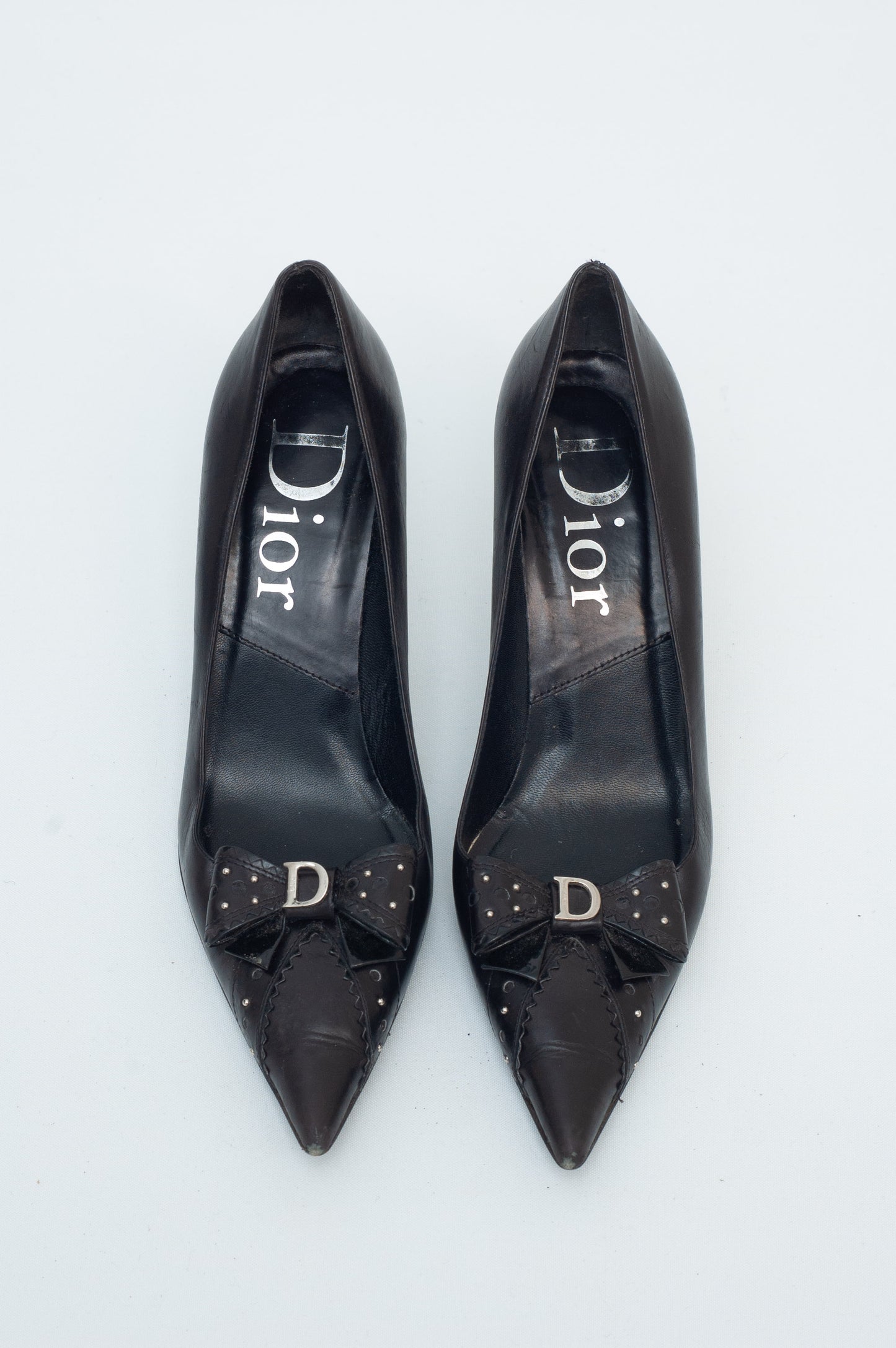 DIOR GALLIANO BOW HEELS