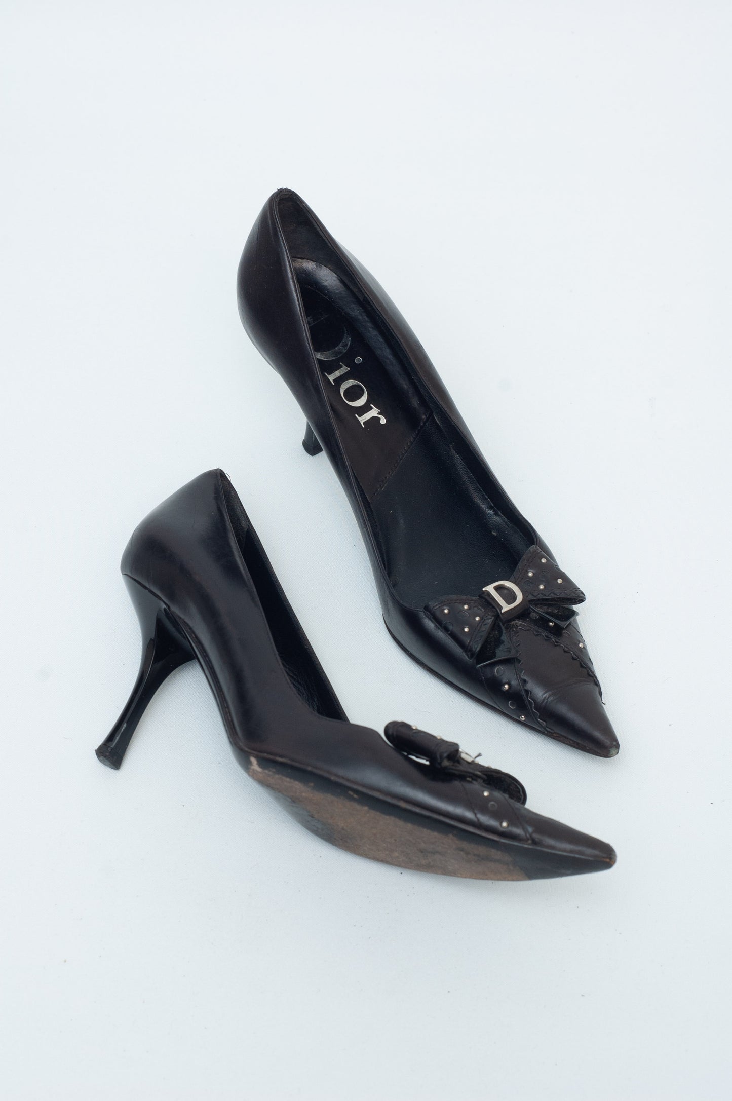 DIOR GALLIANO BOW HEELS