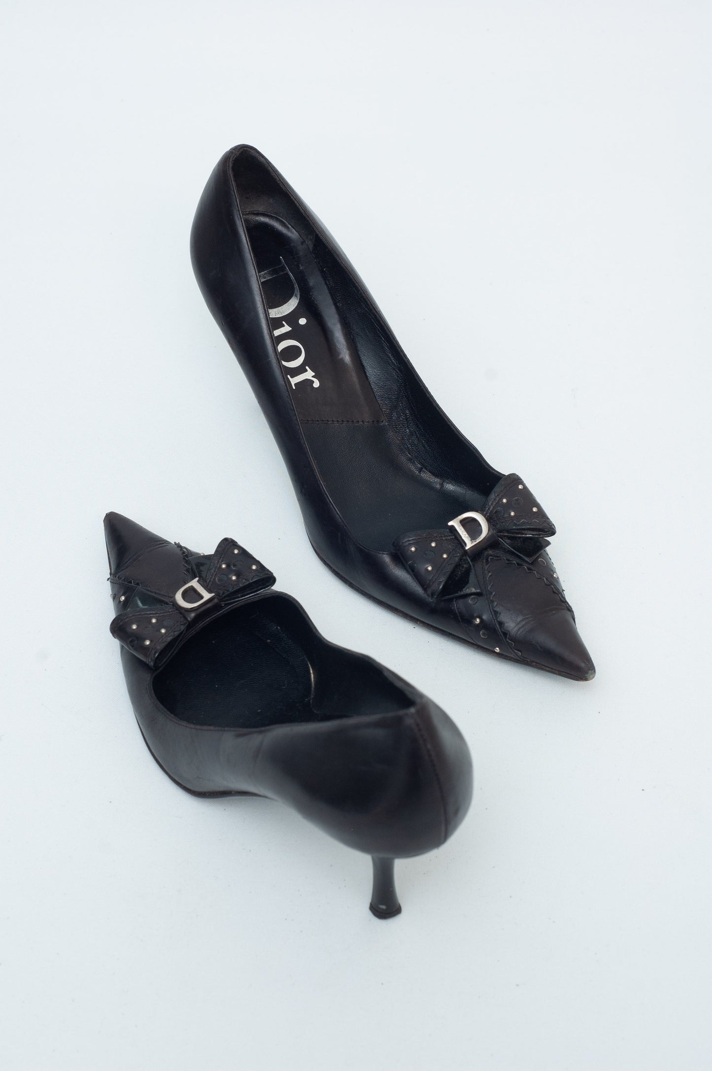DIOR GALLIANO BOW HEELS
