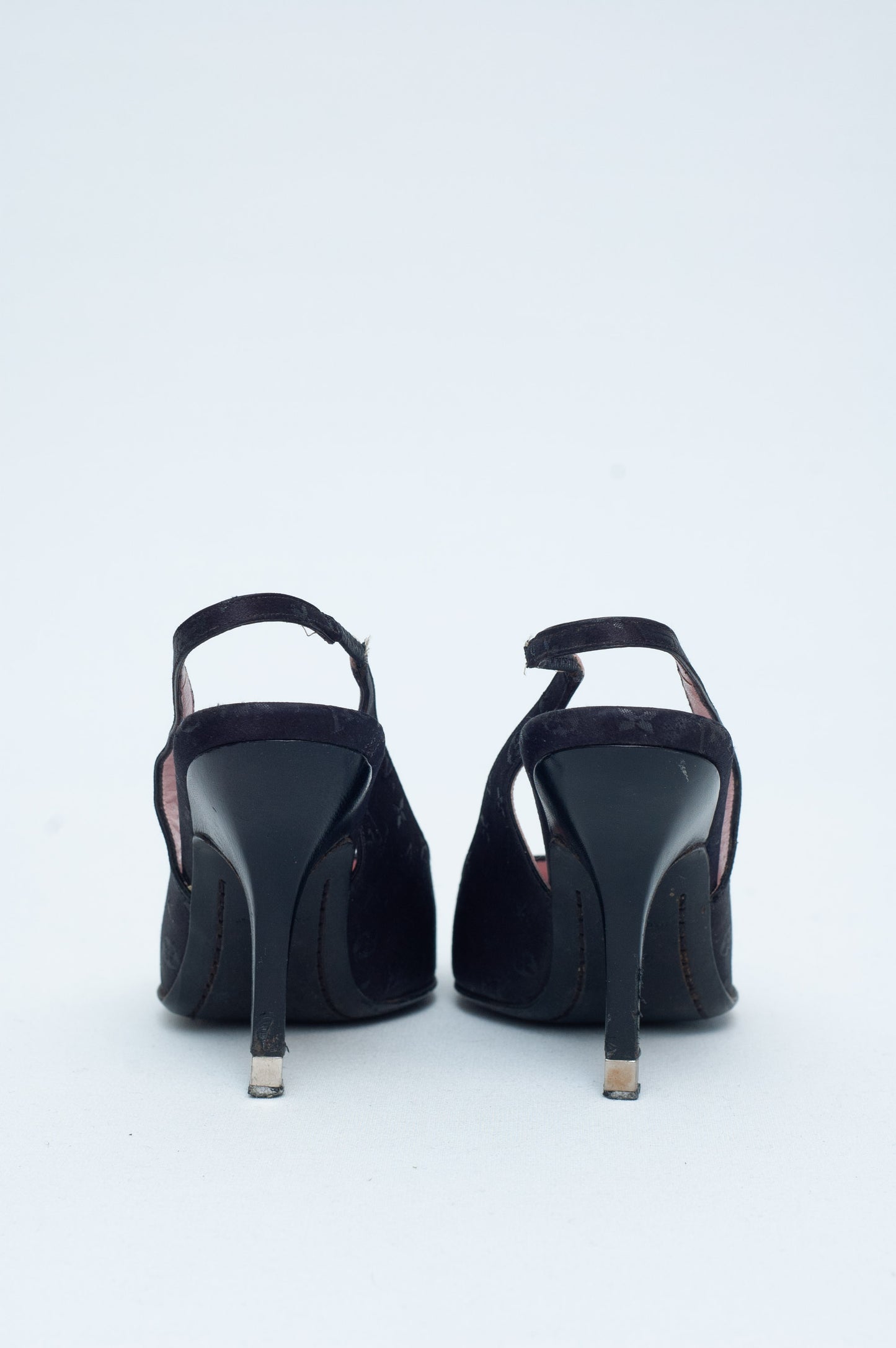 LOUIS VUITTON MONOGRAM SLINGBACKS