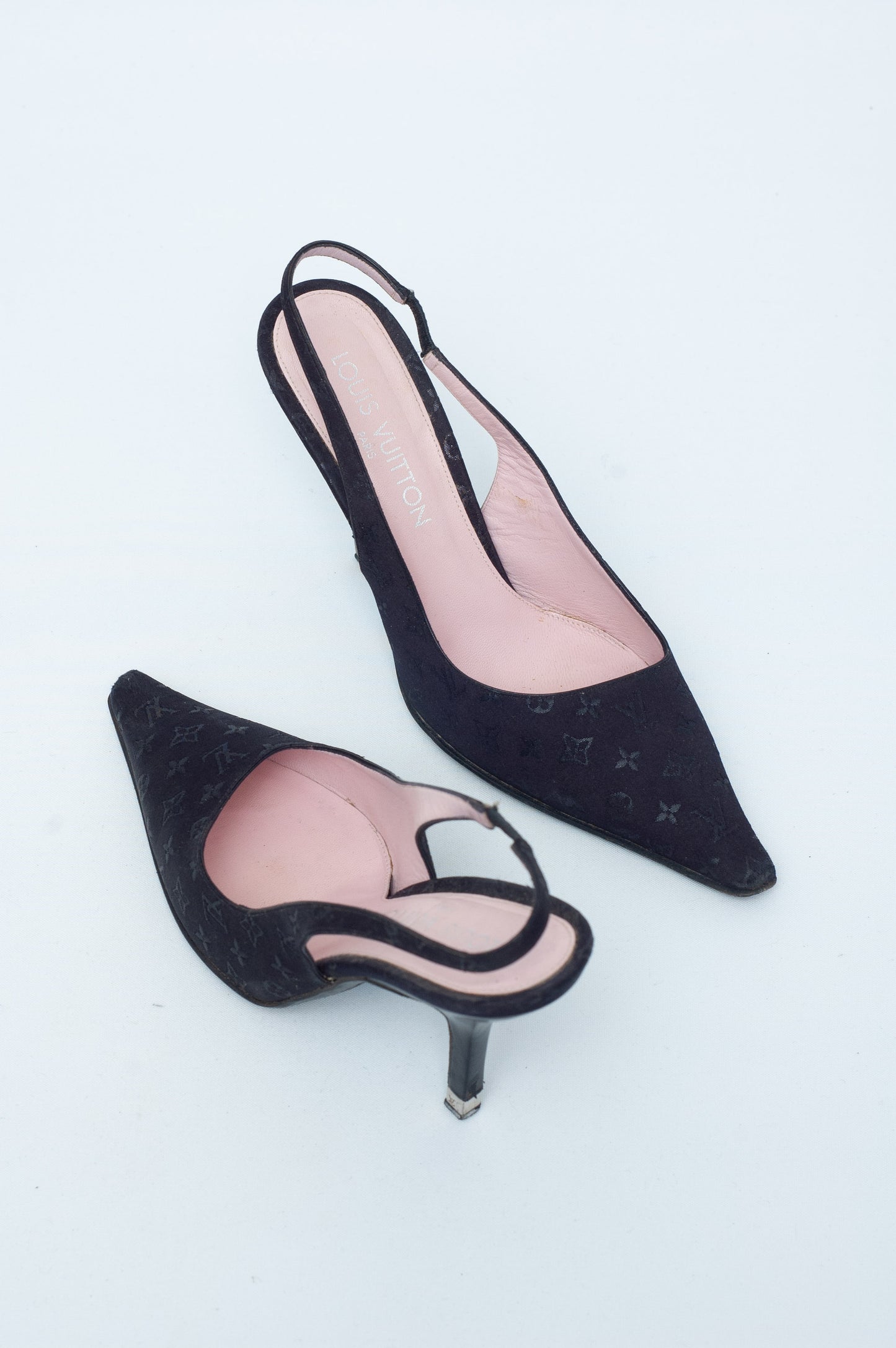LOUIS VUITTON MONOGRAM SLINGBACKS