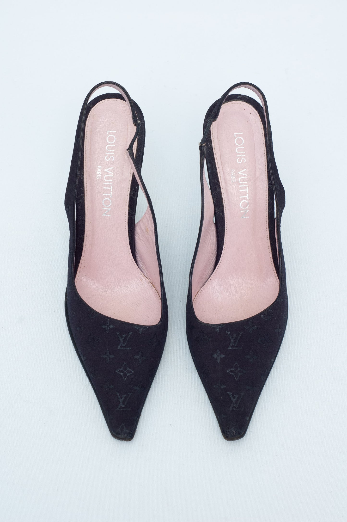 LOUIS VUITTON MONOGRAM SLINGBACKS
