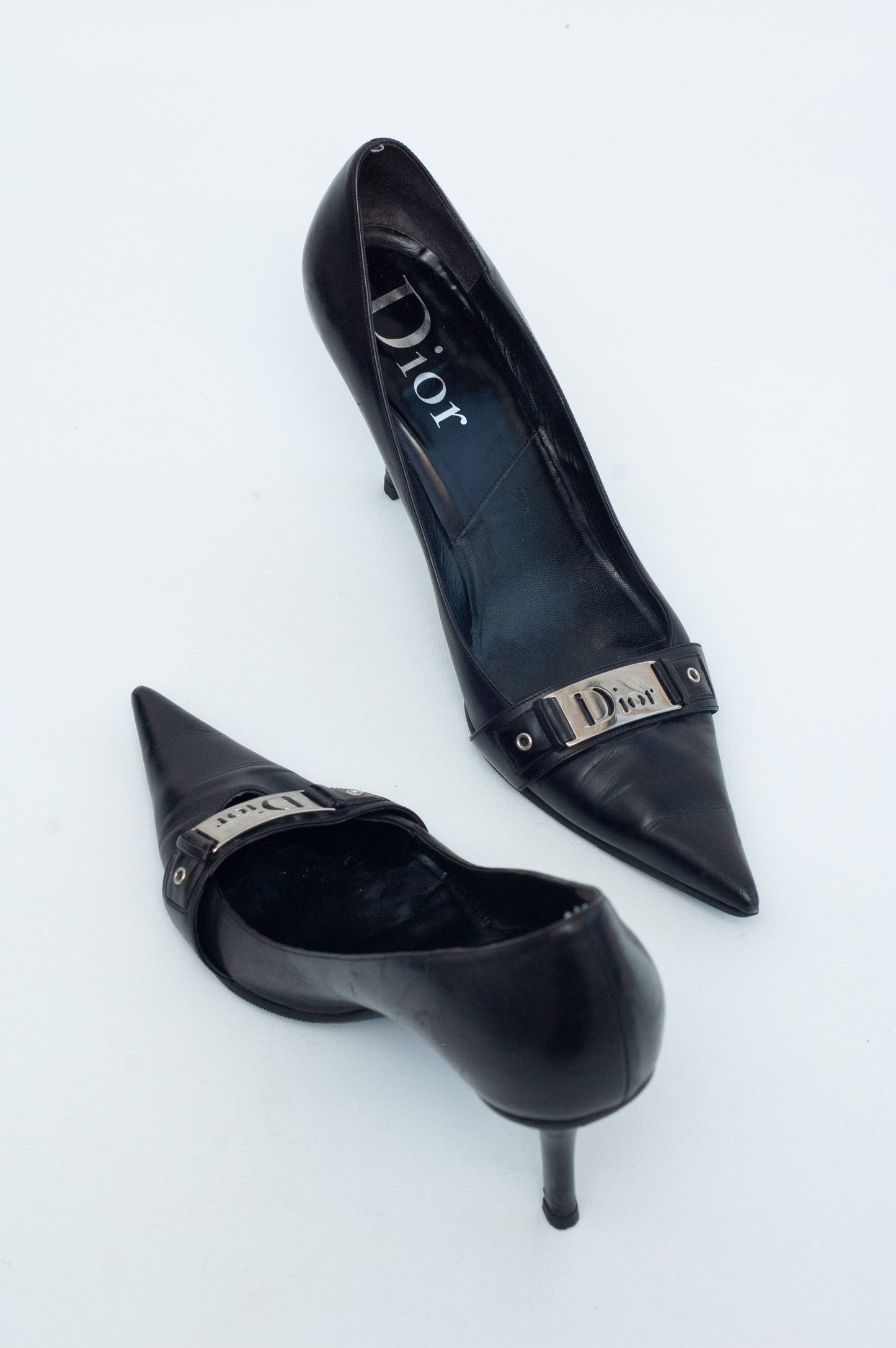 DIOR JOHN GALLIANO BLACK HEELS