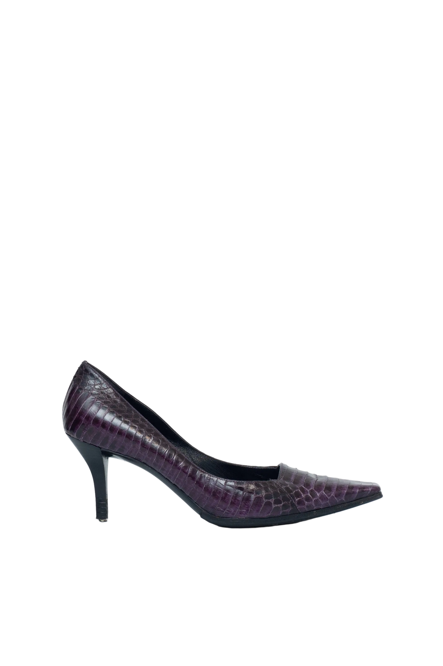 GUCCI FW 1998 PURPLE HEELS
