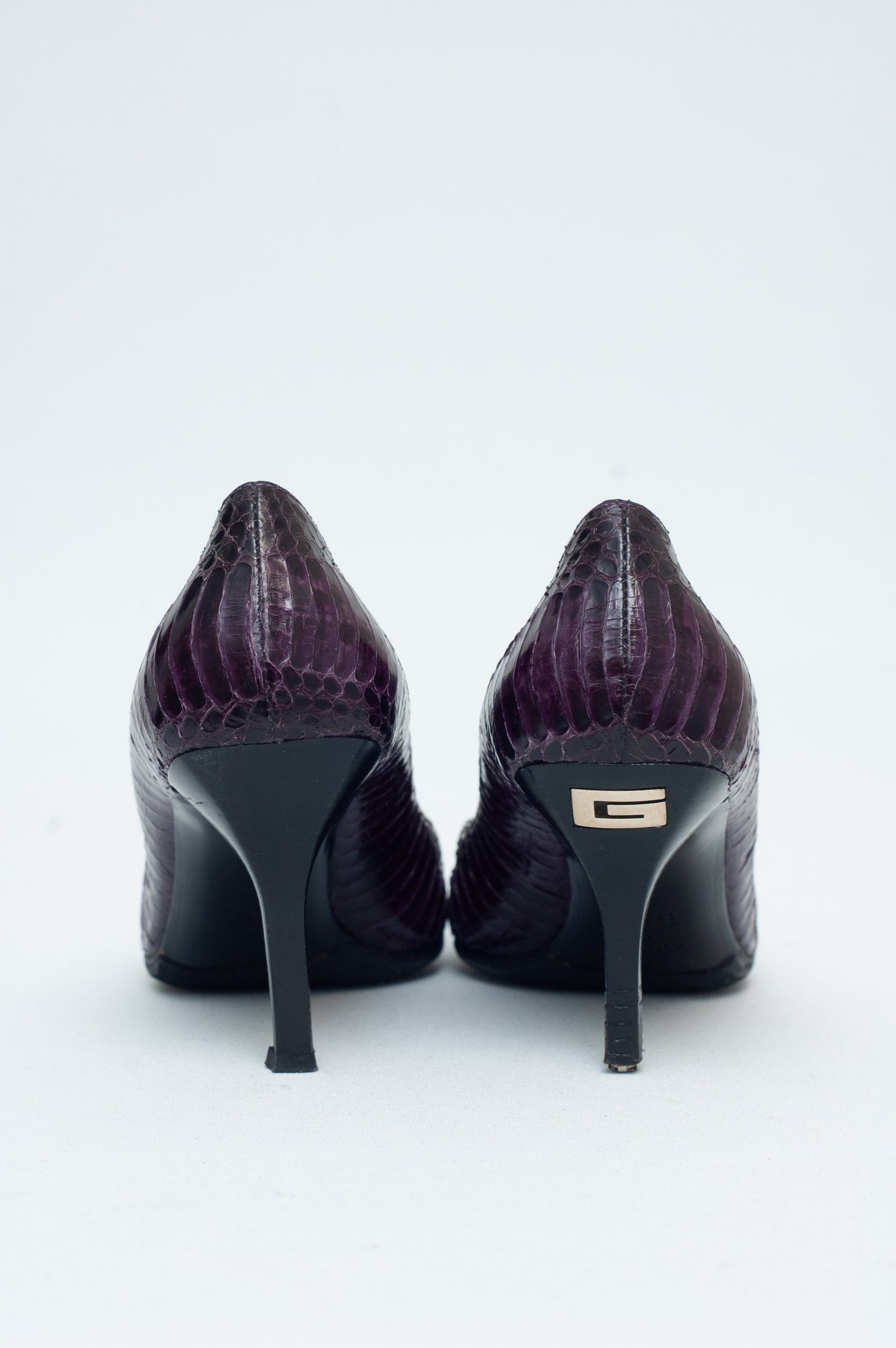 GUCCI FW 1998 PURPLE HEELS