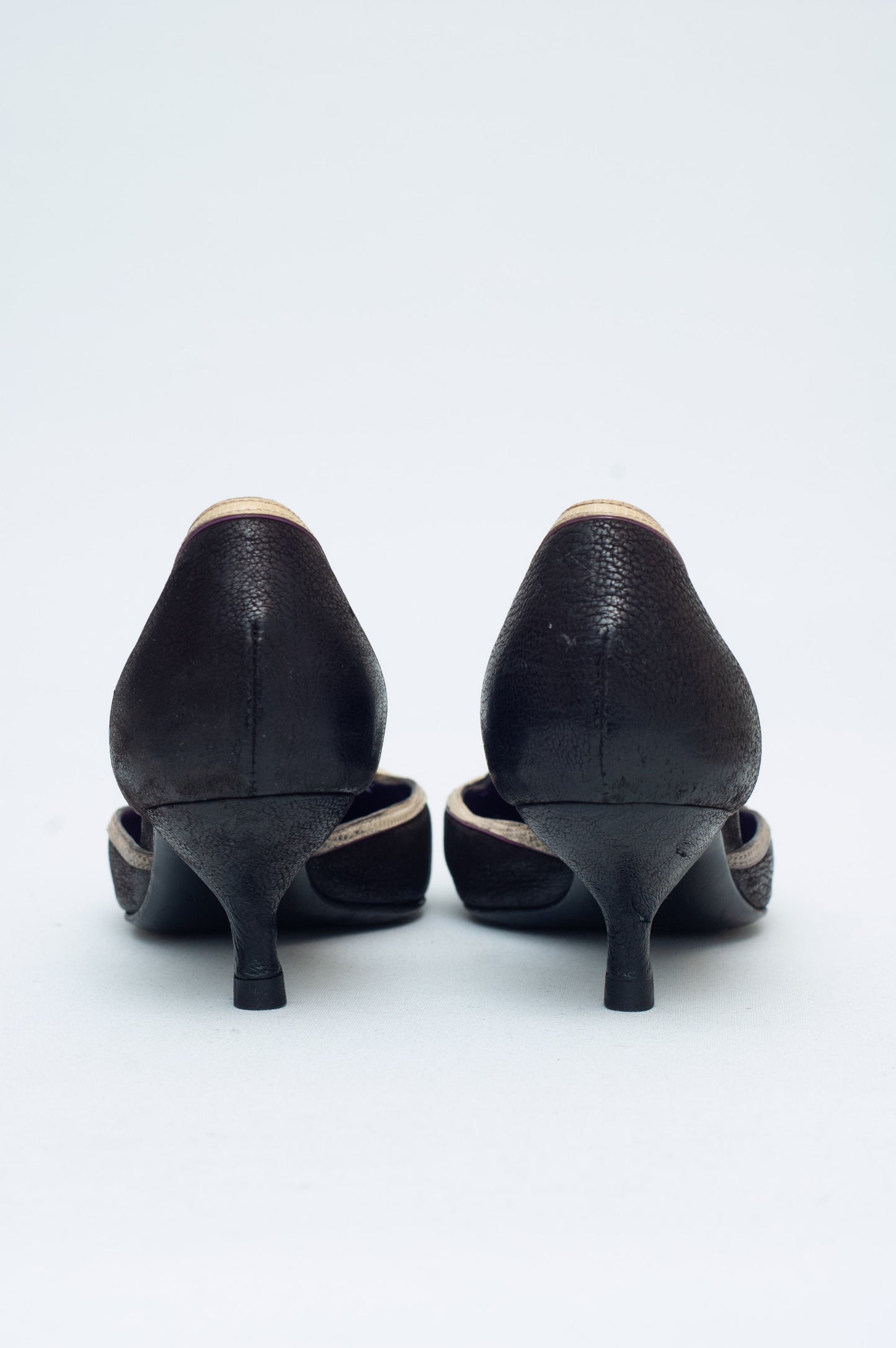 PRADA BUCKLE KITTEN HEELS