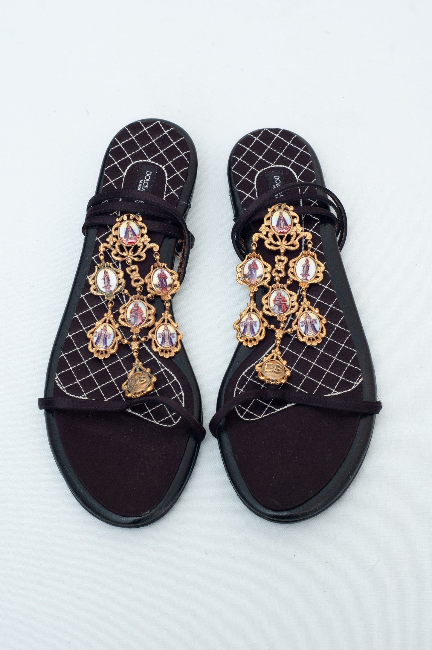 DOLCE & GABBANA HOLY MARY 1998 SANDALS