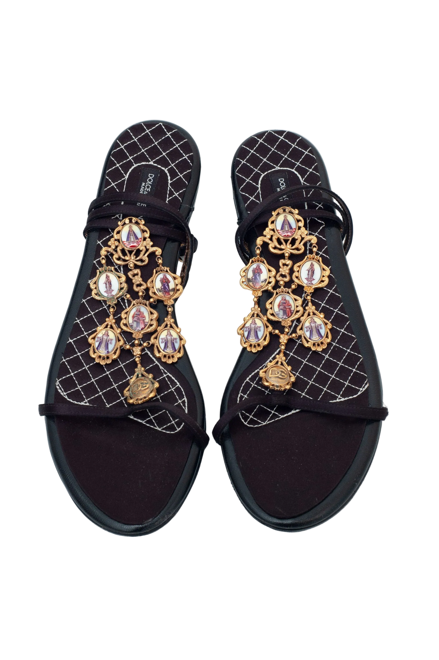 DOLCE & GABBANA HOLY MARY 1998 SANDALS
