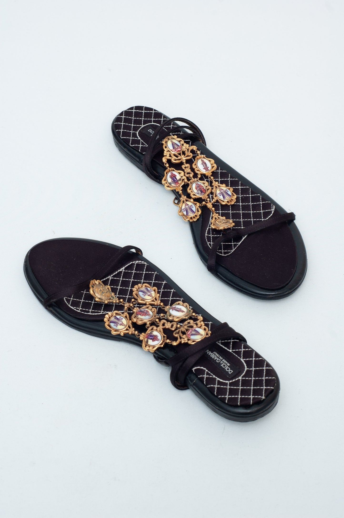DOLCE & GABBANA HOLY MARY 1998 SANDALS