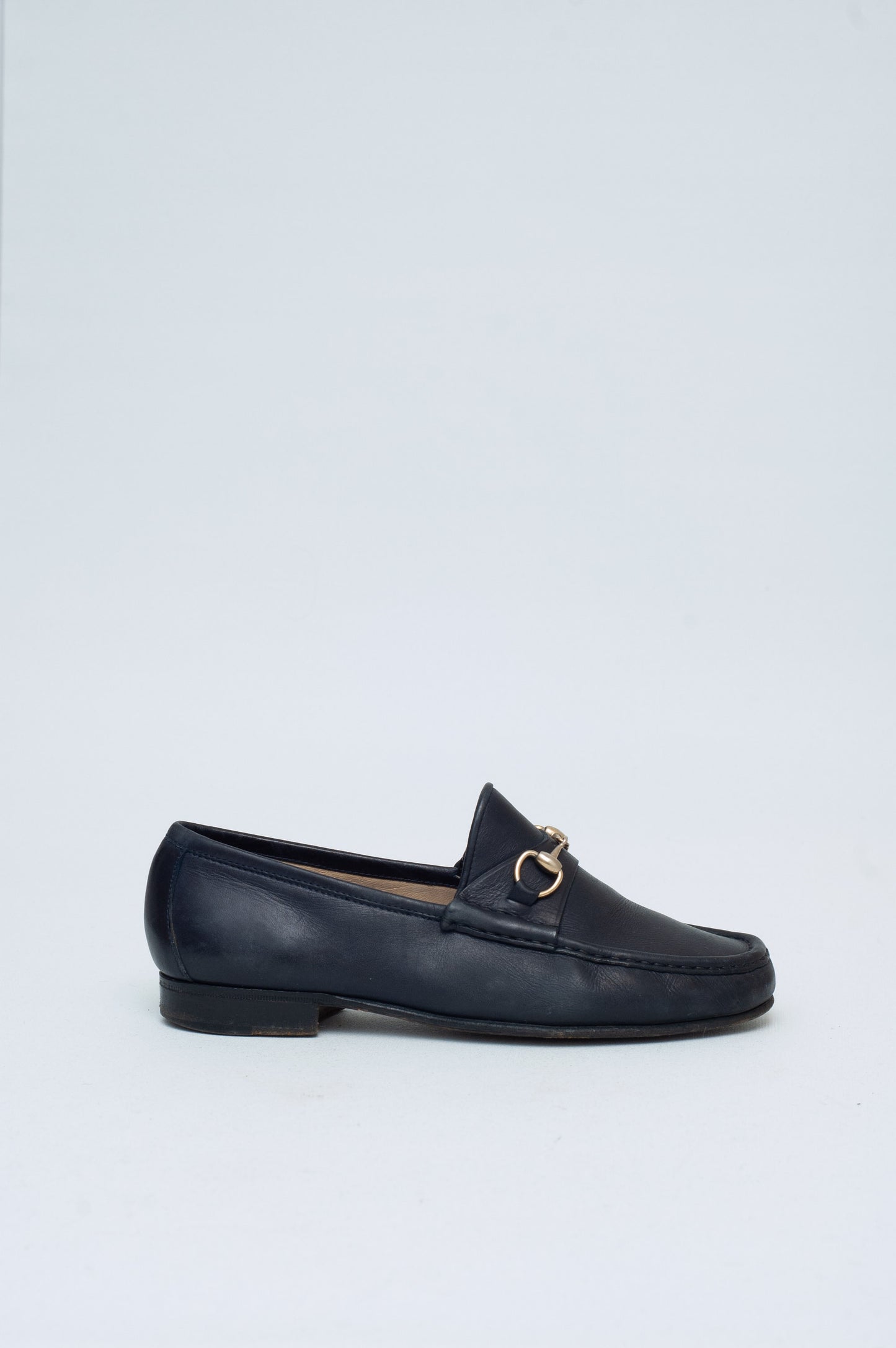 GUCCI NAVY LOAFERS