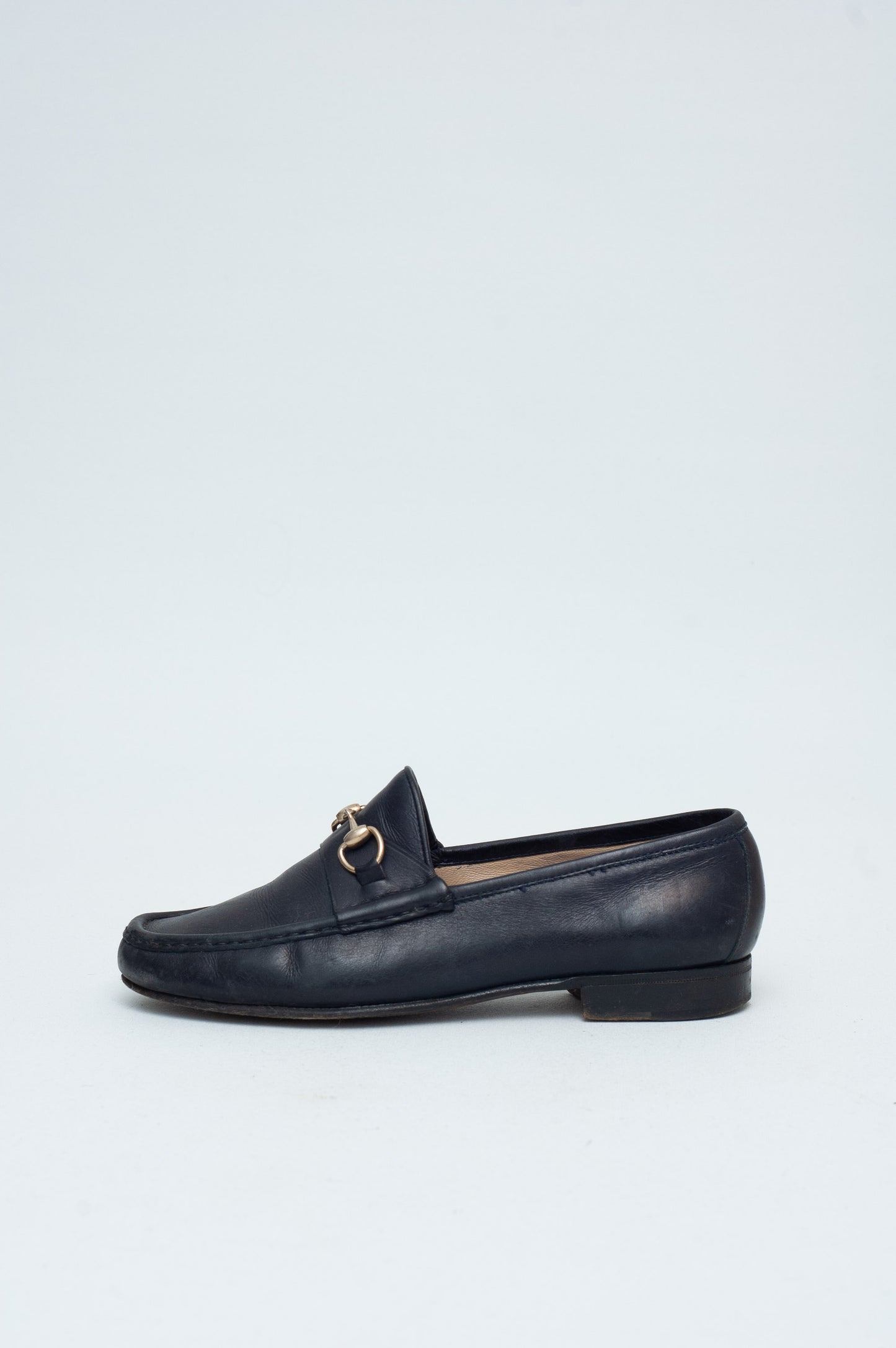 GUCCI NAVY LOAFERS