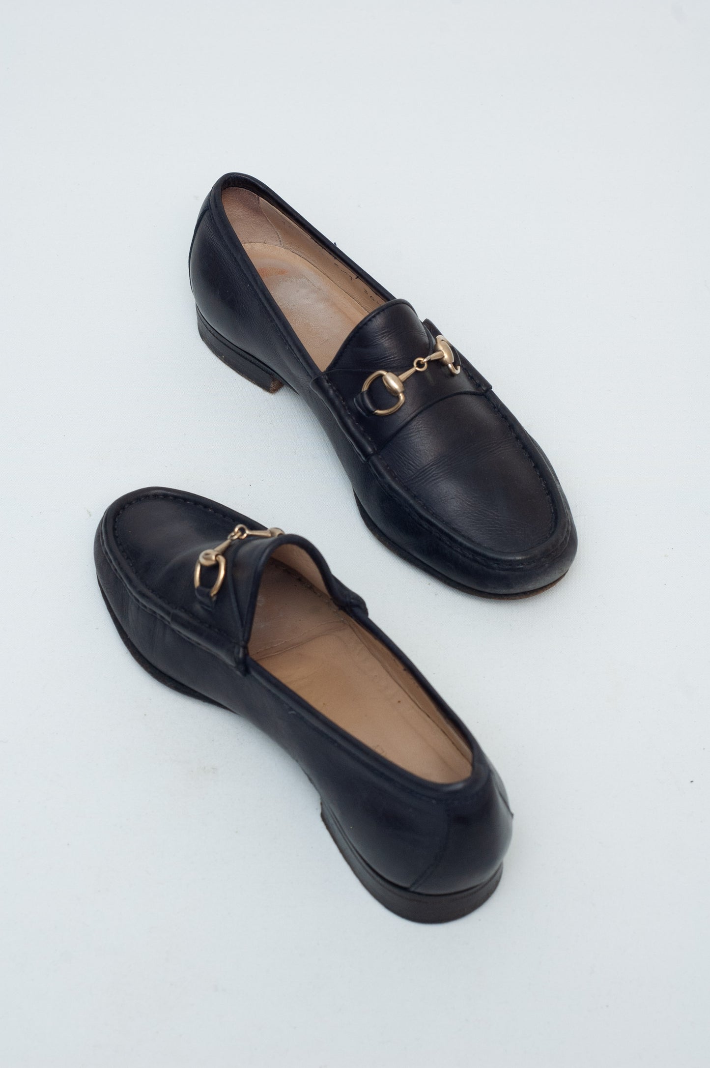 GUCCI NAVY LOAFERS