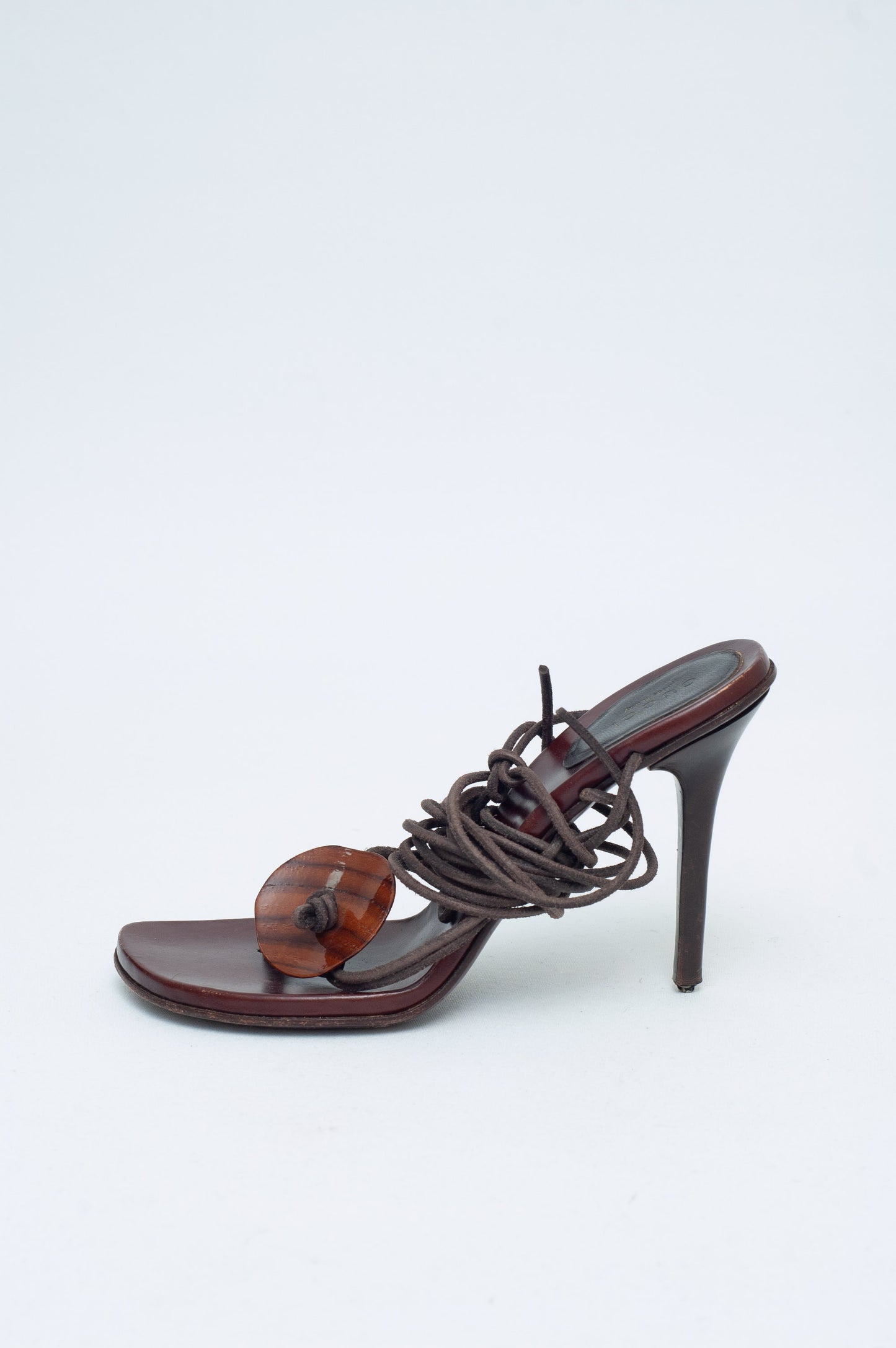 GUCCI SS 2002 WOODEN HEELS
