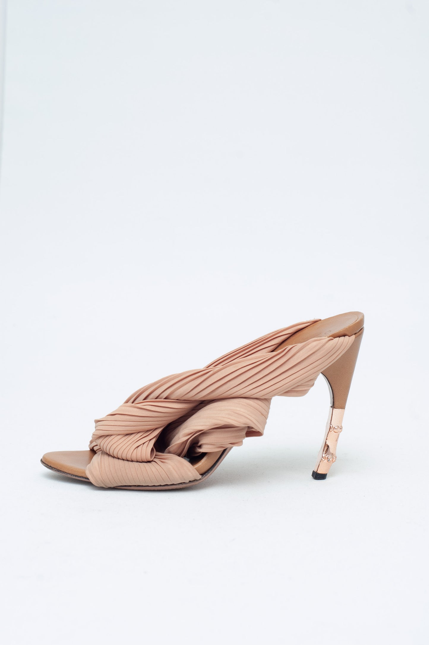 GUCCI SS 2004 SILK HEELS