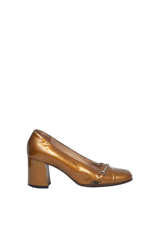 GUCCI FW 1995 HORSEBIT HEELS
