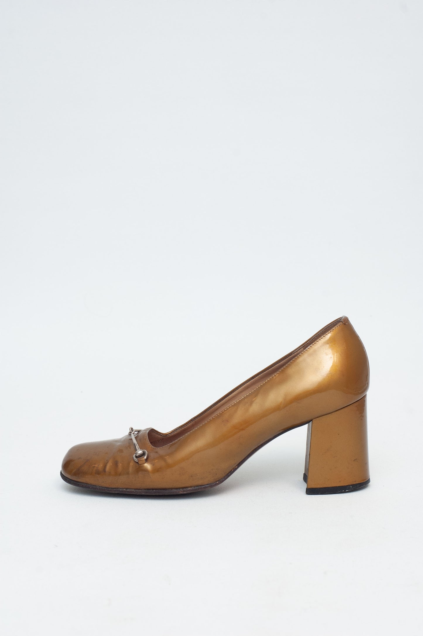 GUCCI FW 1995 HORSEBIT HEELS