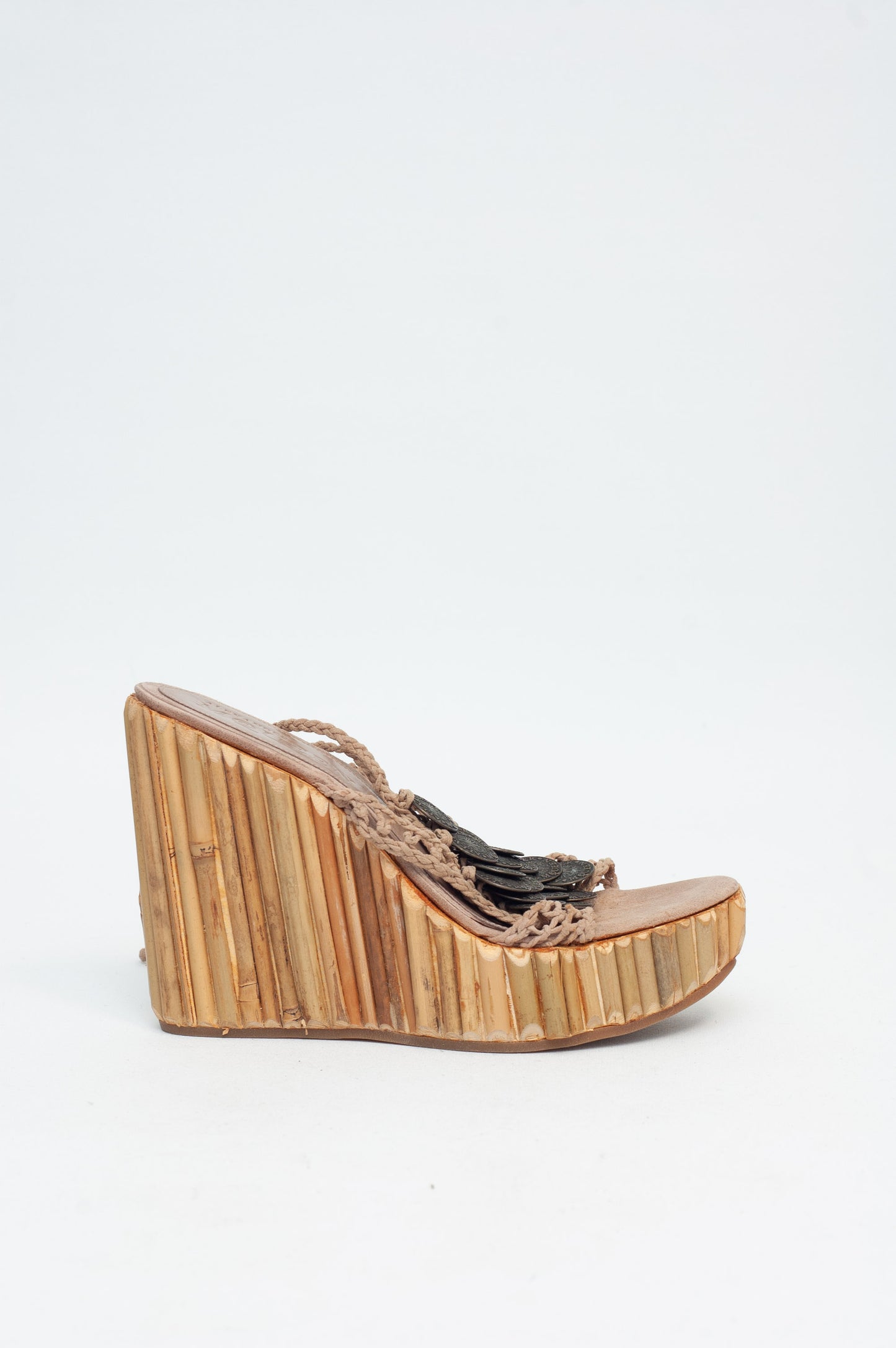 ALEXANDER MCQUEEN BAMBOO WEDGES