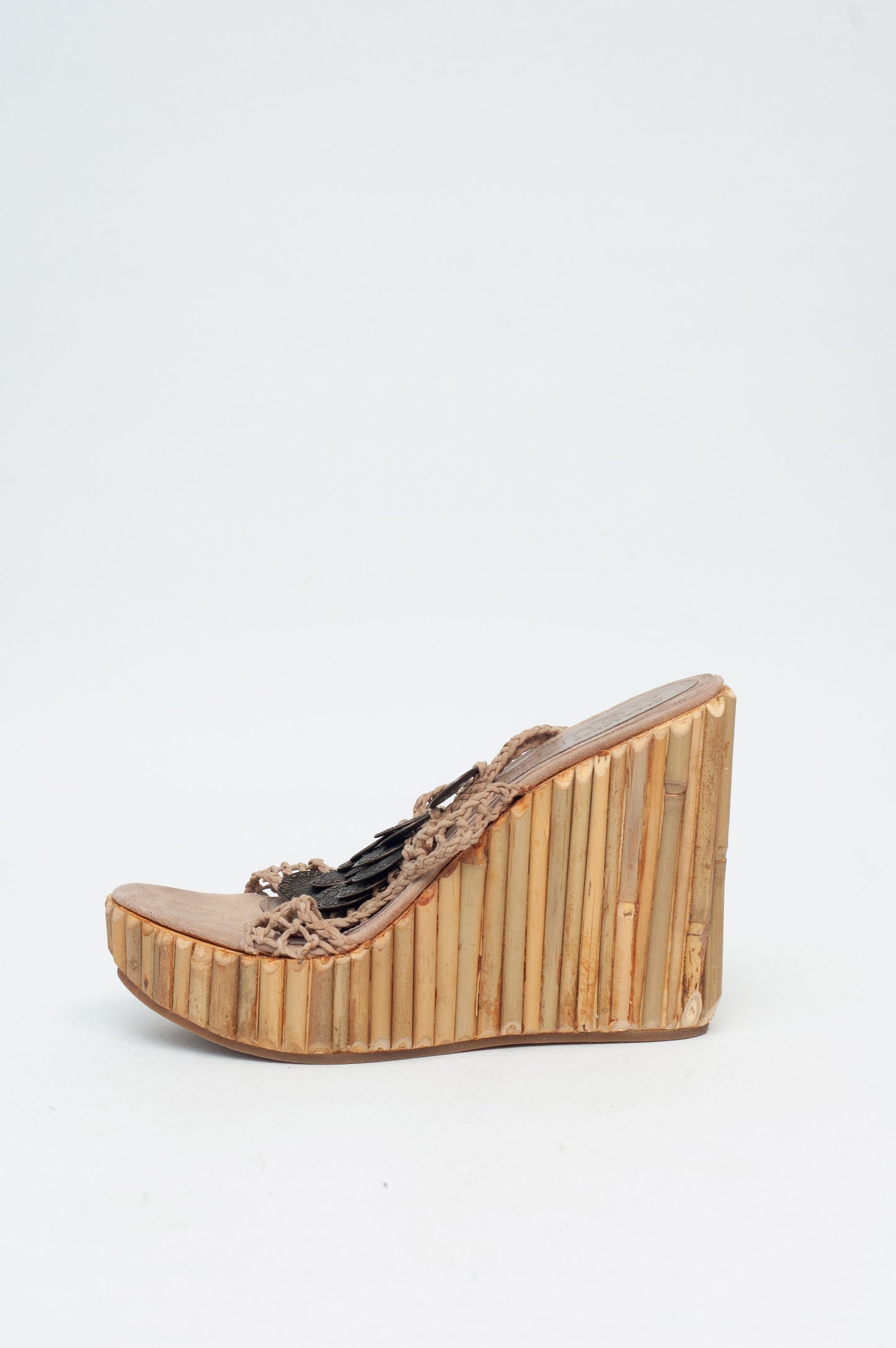 ALEXANDER MCQUEEN BAMBOO WEDGES