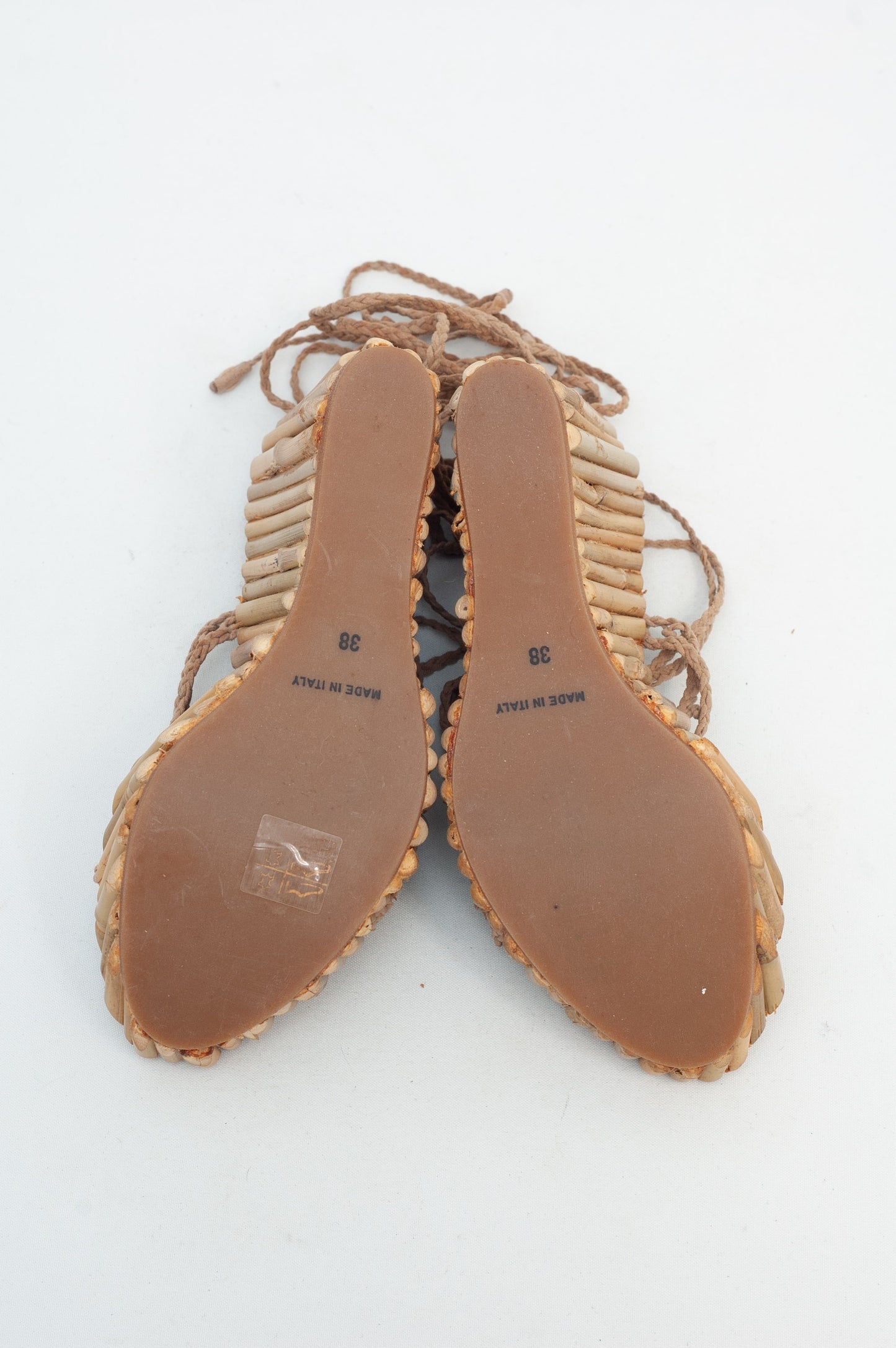 ALEXANDER MCQUEEN BAMBOO WEDGES