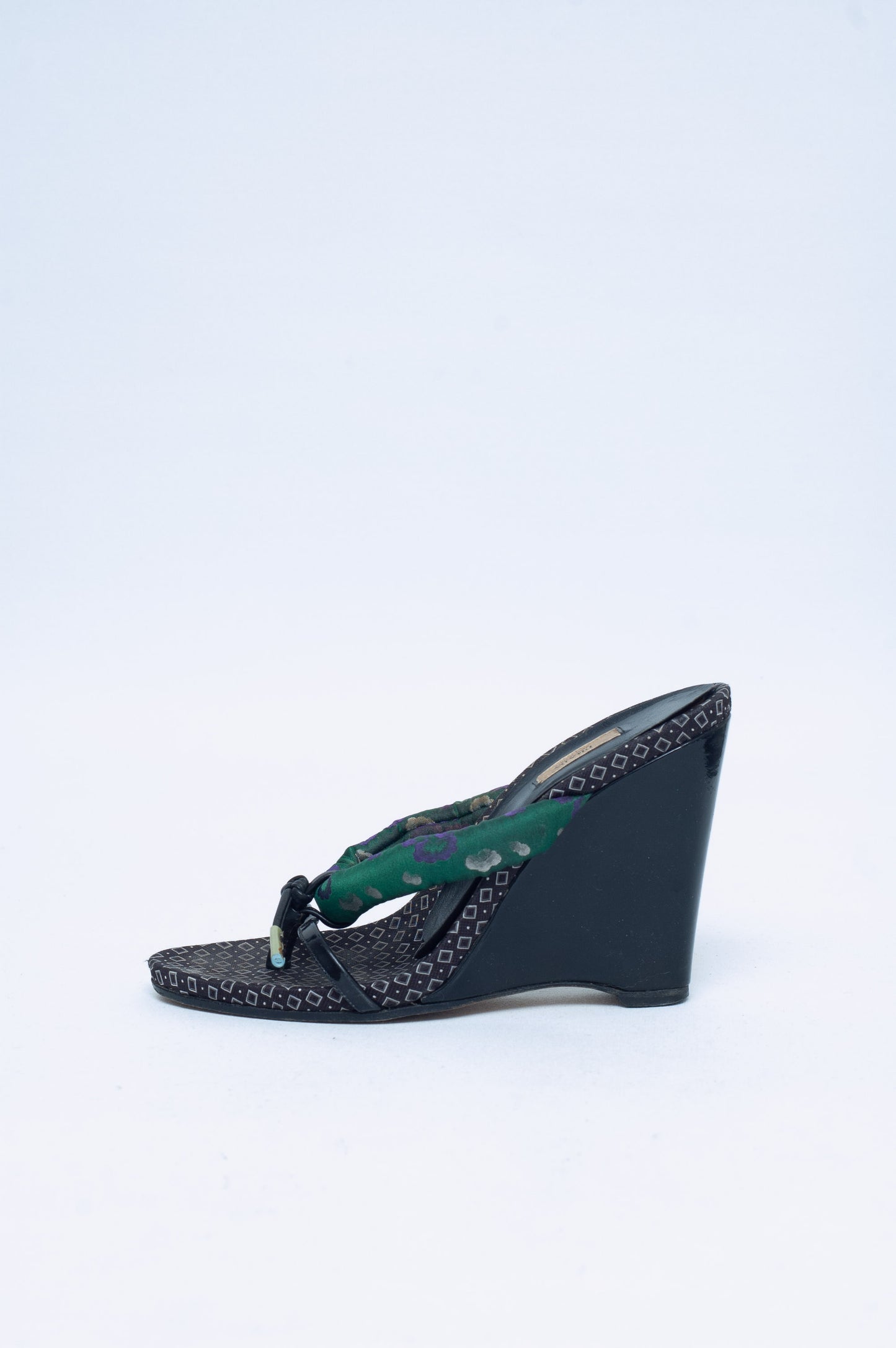 PRADA SS 2003 KIMONO WEDGES