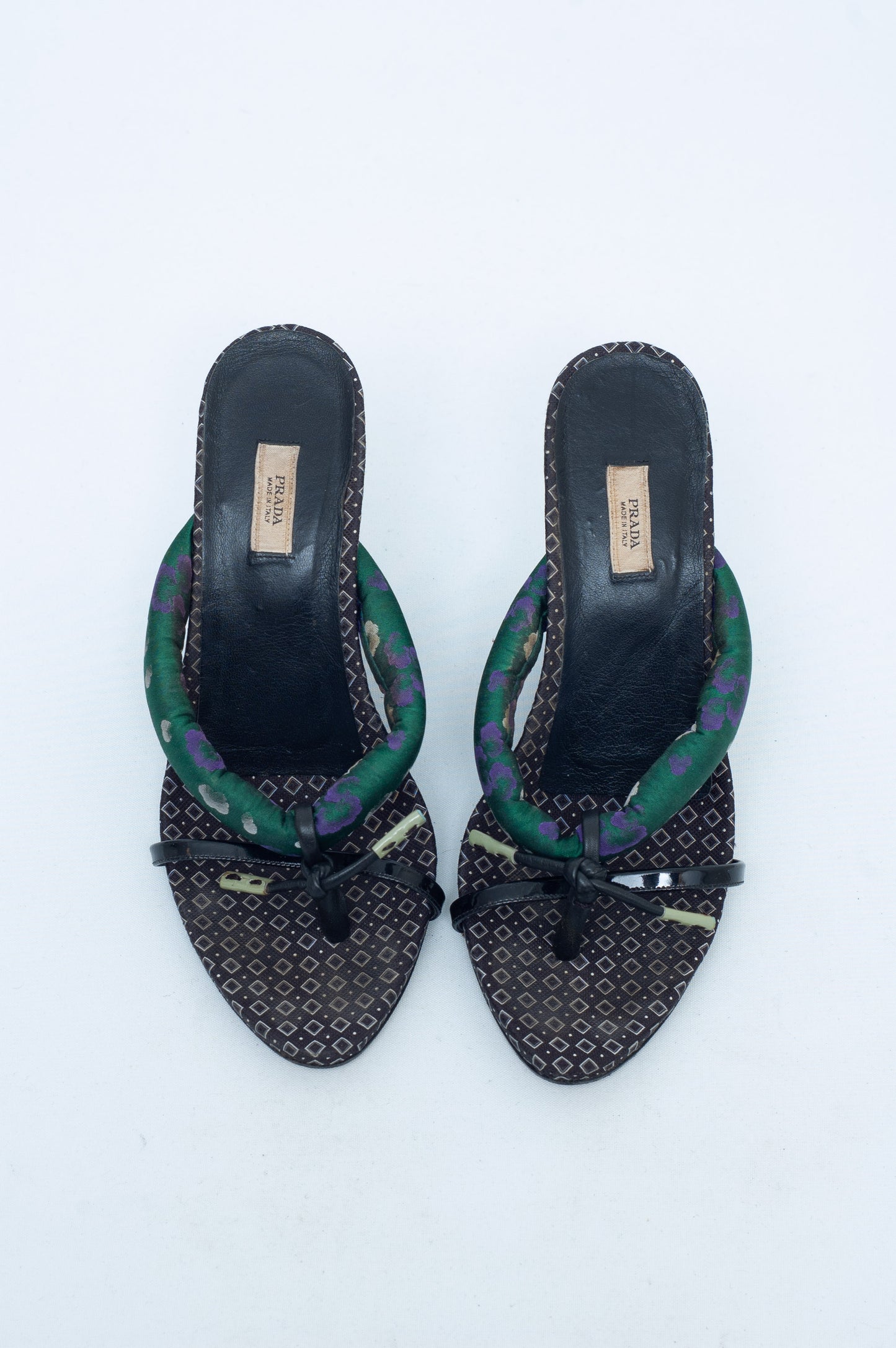 PRADA SS 2003 KIMONO WEDGES