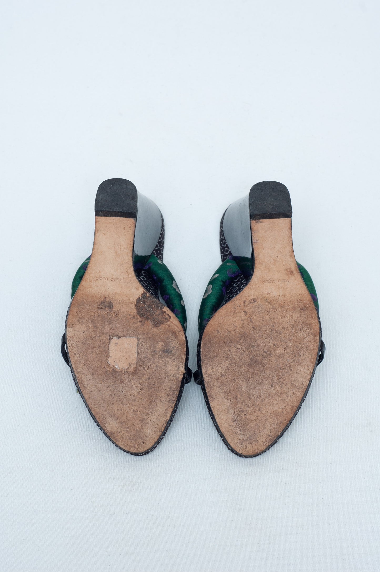 PRADA SS 2003 KIMONO WEDGES