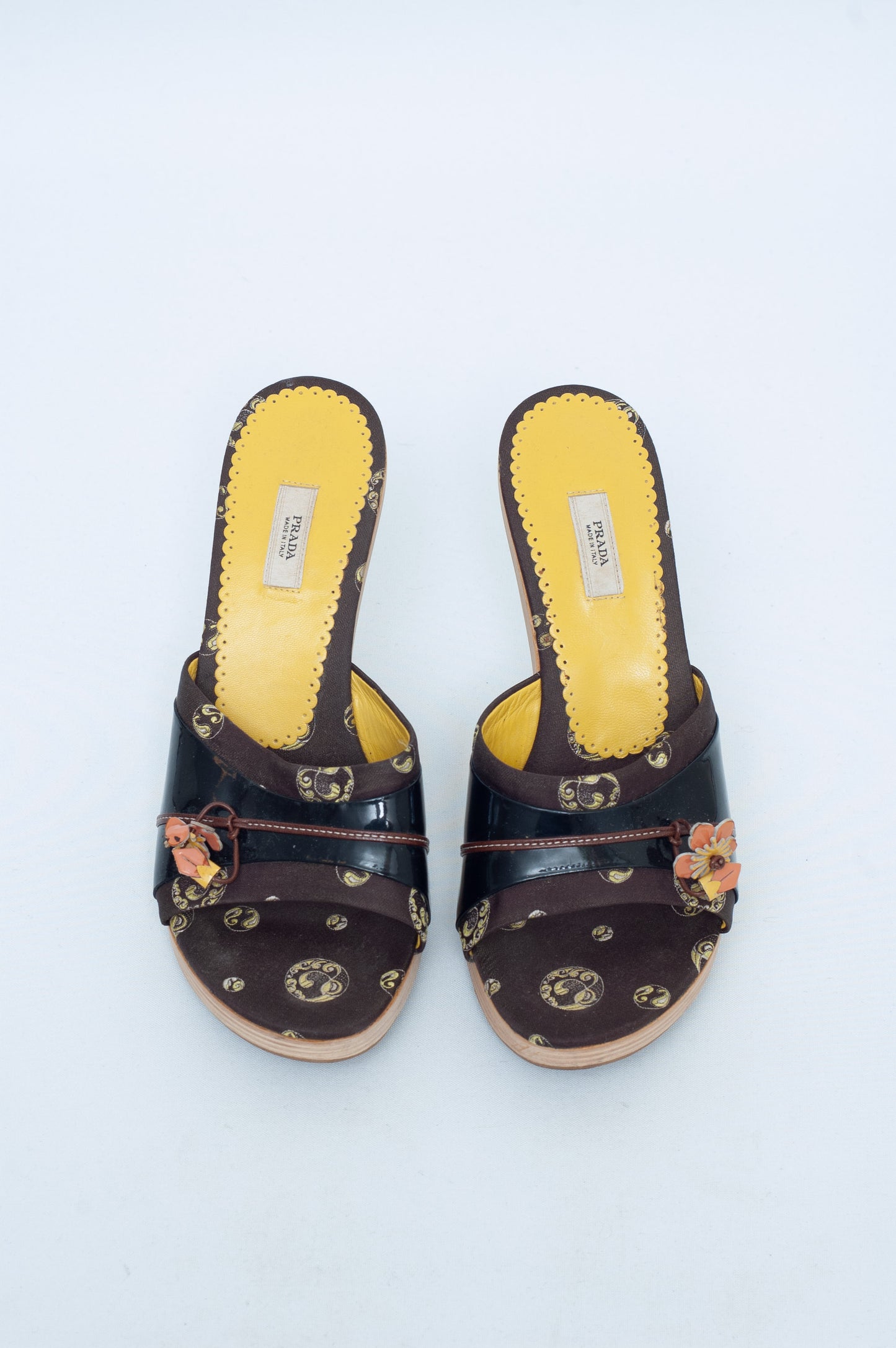 PRADA SS 2003 KIMONO HEELS