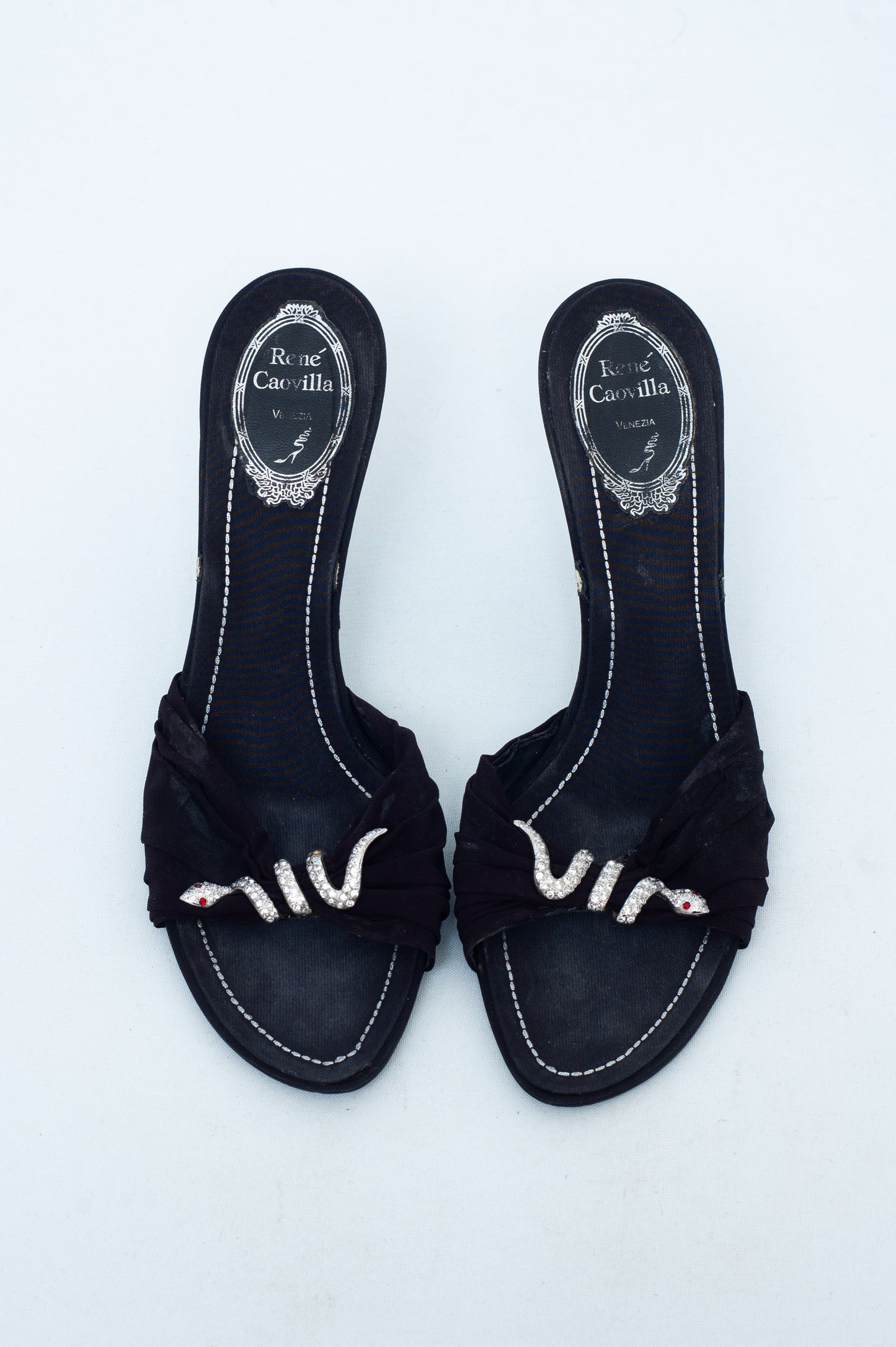 RENE CAOVILLA SERPENT HEELS