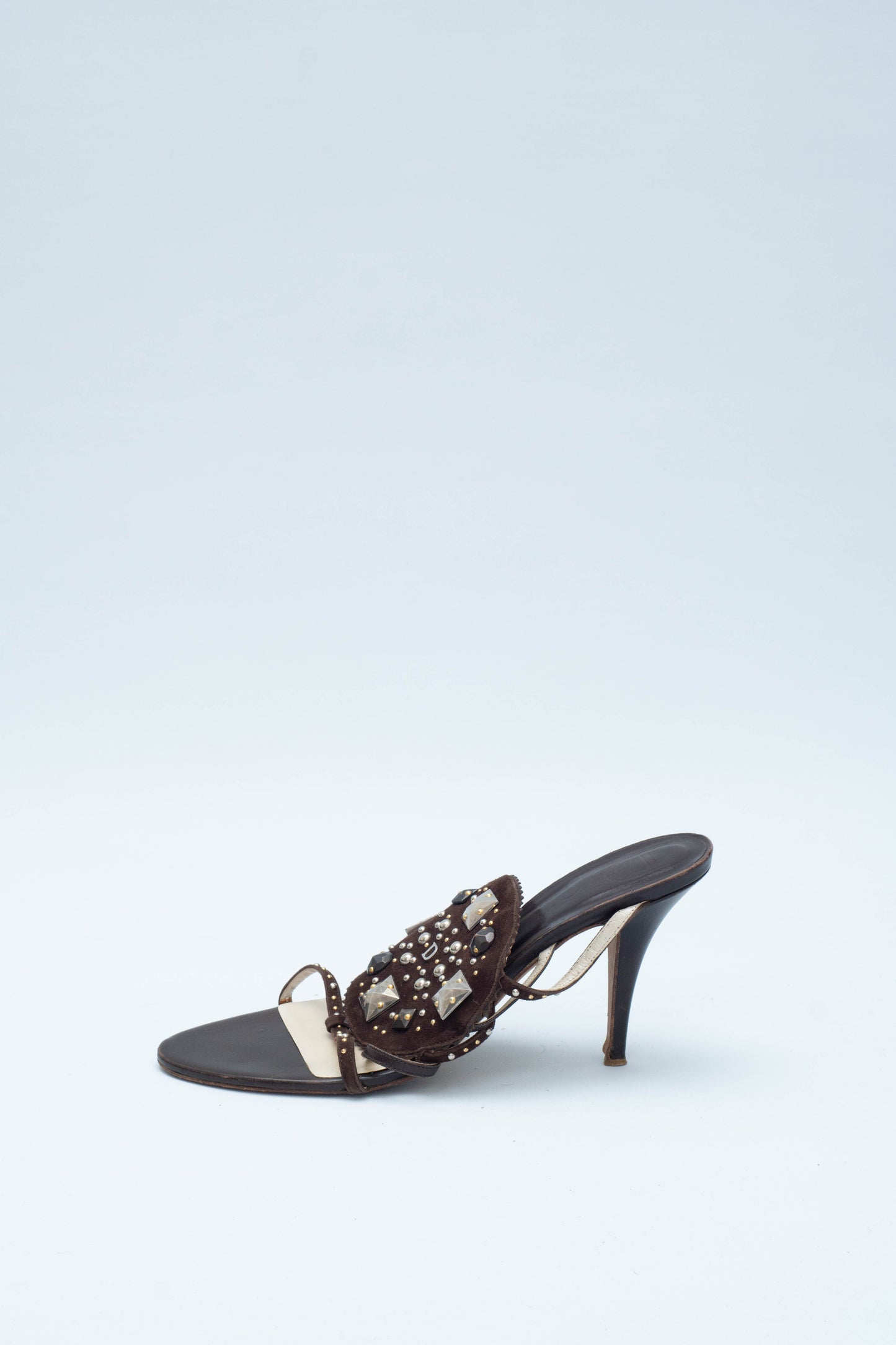 DIOR BROWN LEATHER HEELS