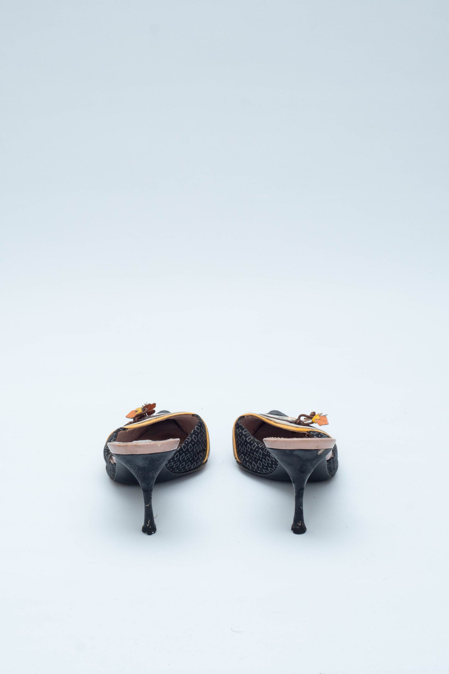 PRADA SS 2003 KIMONO MULES